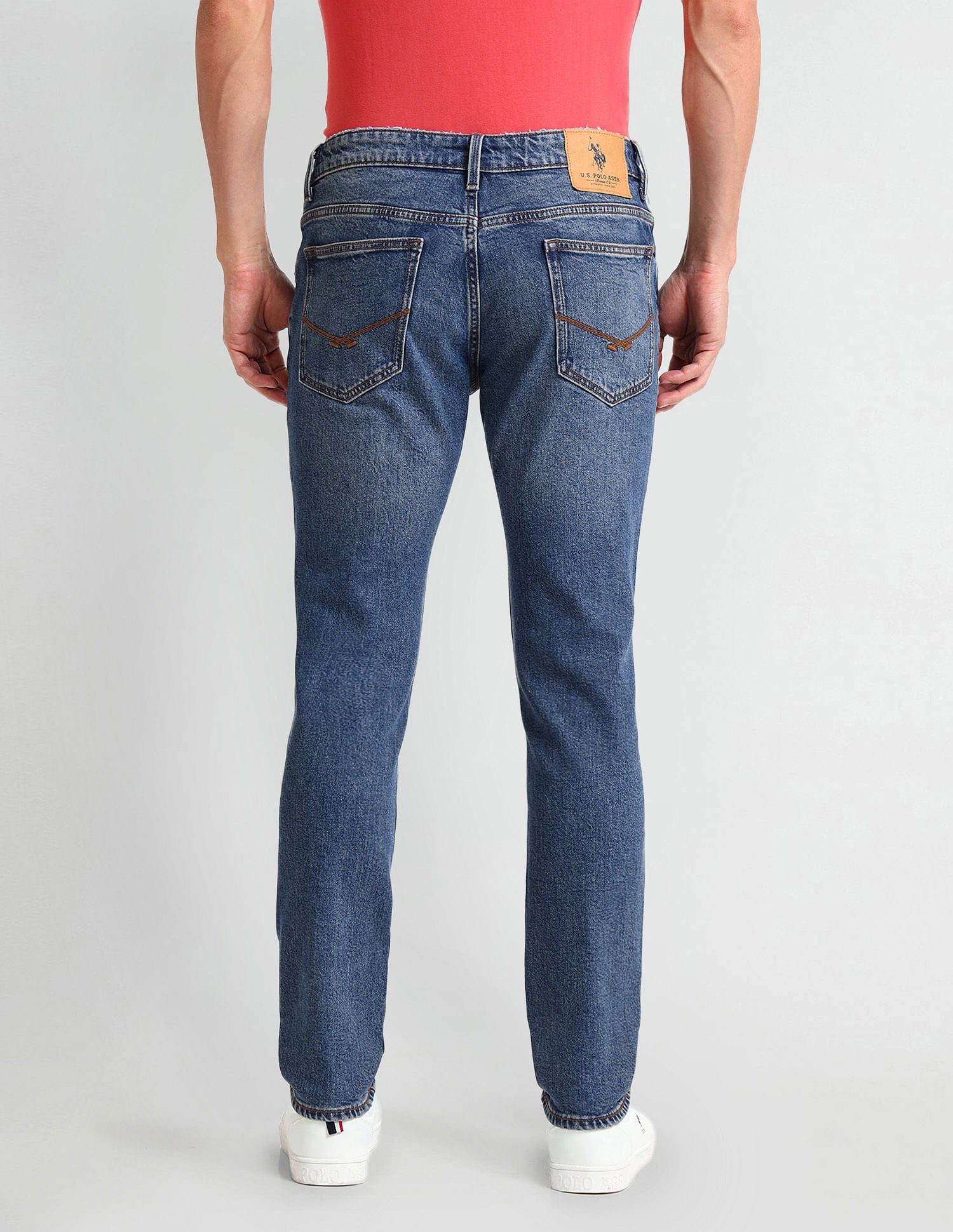 Brandon Slim Fit Blue Jeans Blue - U.S. Polo Assn. India | Large