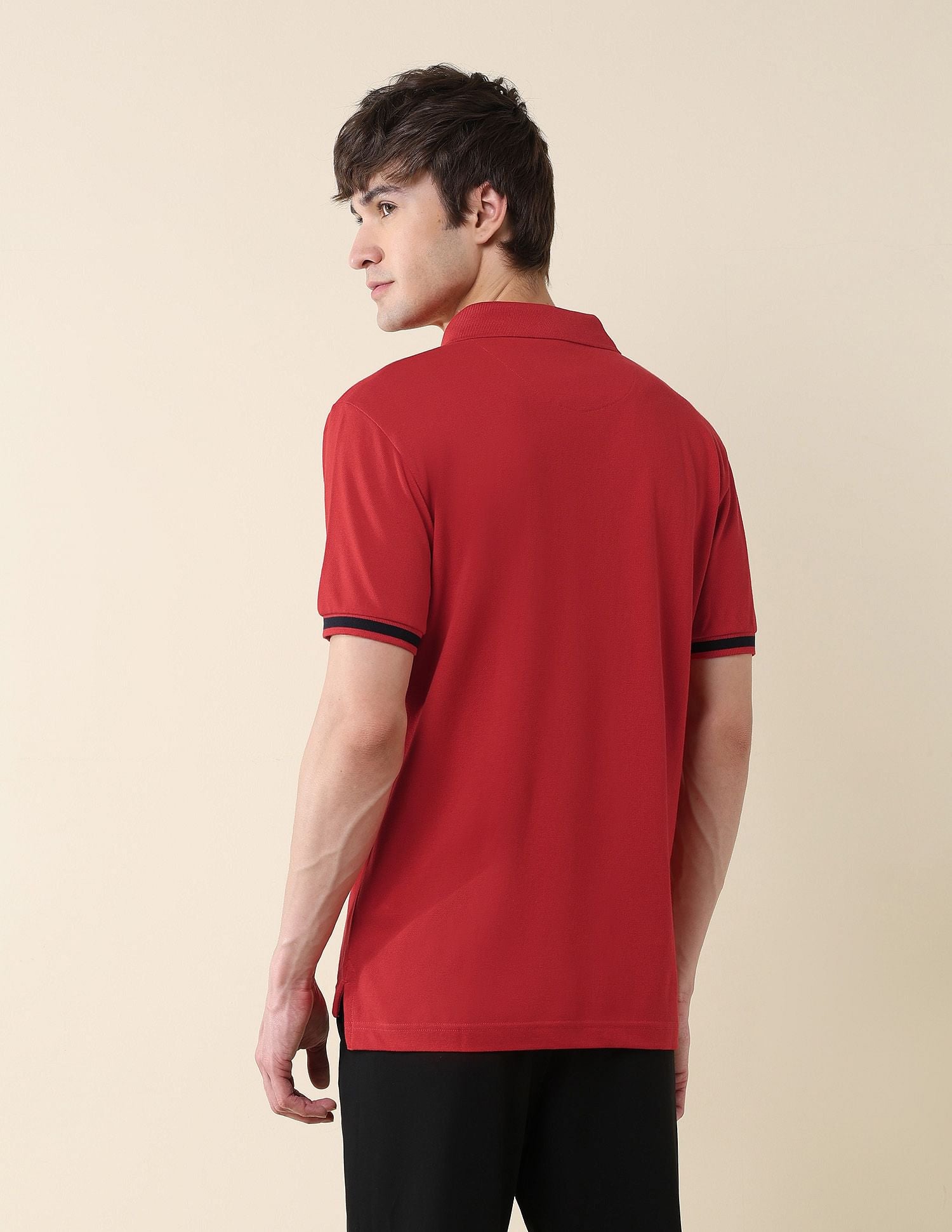 Slim Fit Brand Embroidered Polo Shirt Red - U.S. POLO ASSN. | Large