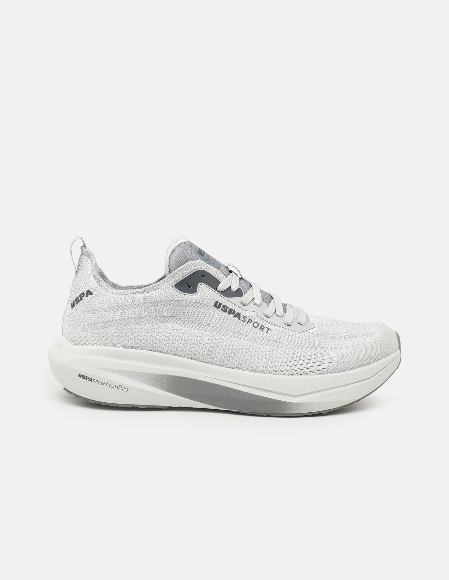 Round Toe Field Pro 4 Sneakers Grey - U.S. Polo Assn. India | Large