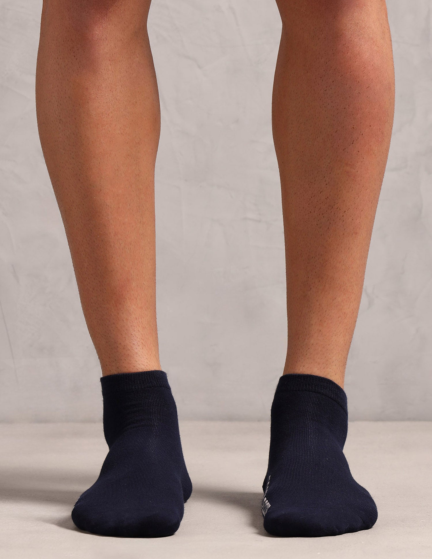 Cotton Stretch Ankle Length ES009 Socks - Pack Of 3 Spring Lake, Periscope, Navy - U.S. POLO ASSN. | Large