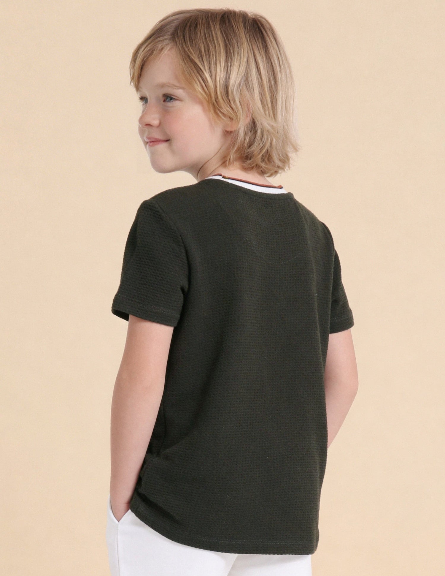 Self Design Brand Embroidered Regular Fit T-Shirt Dark Green - U.S. Polo Assn. India | Large