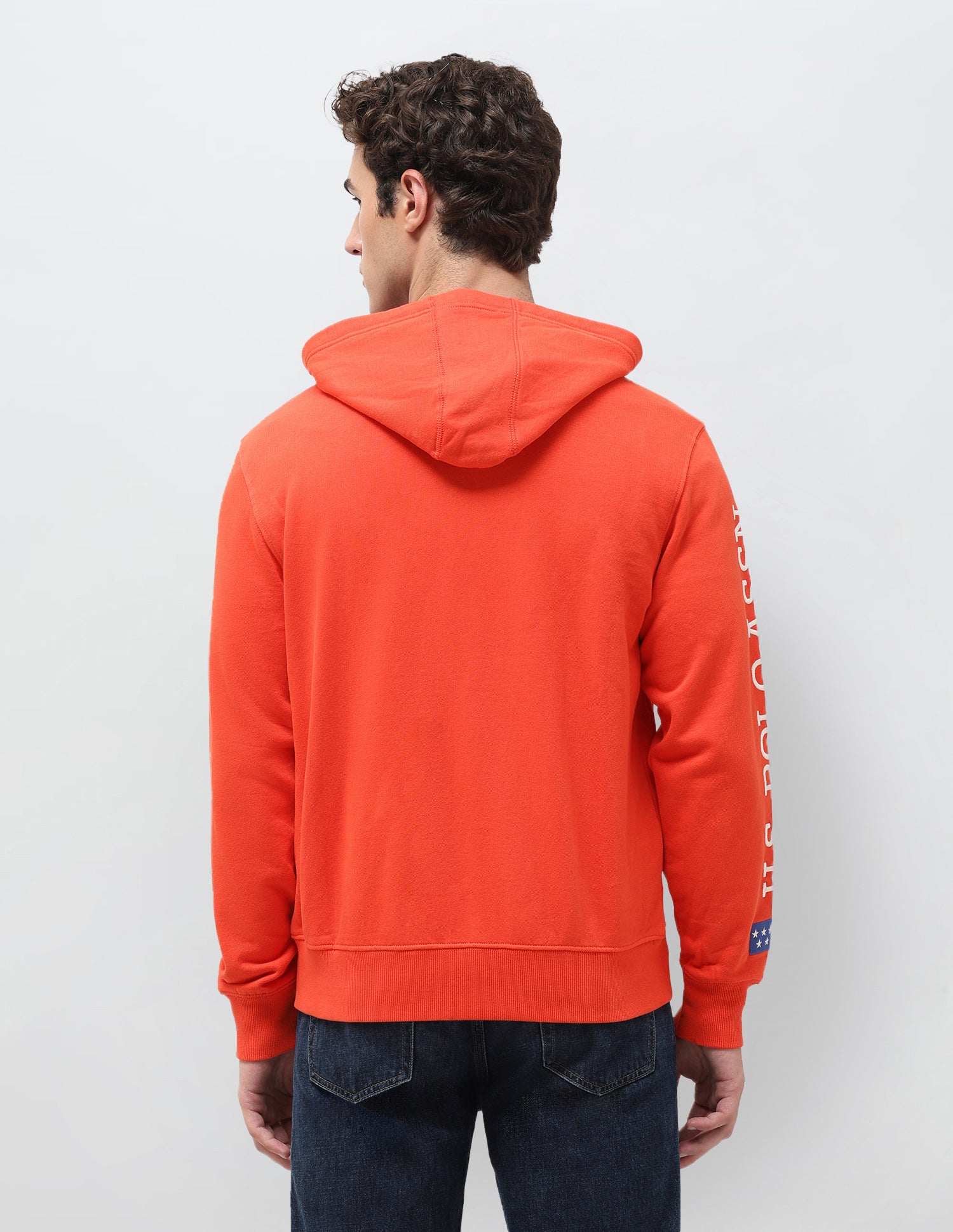 Solid Regular Fit Sweatshirt Red - U.S. Polo Assn. India | Large