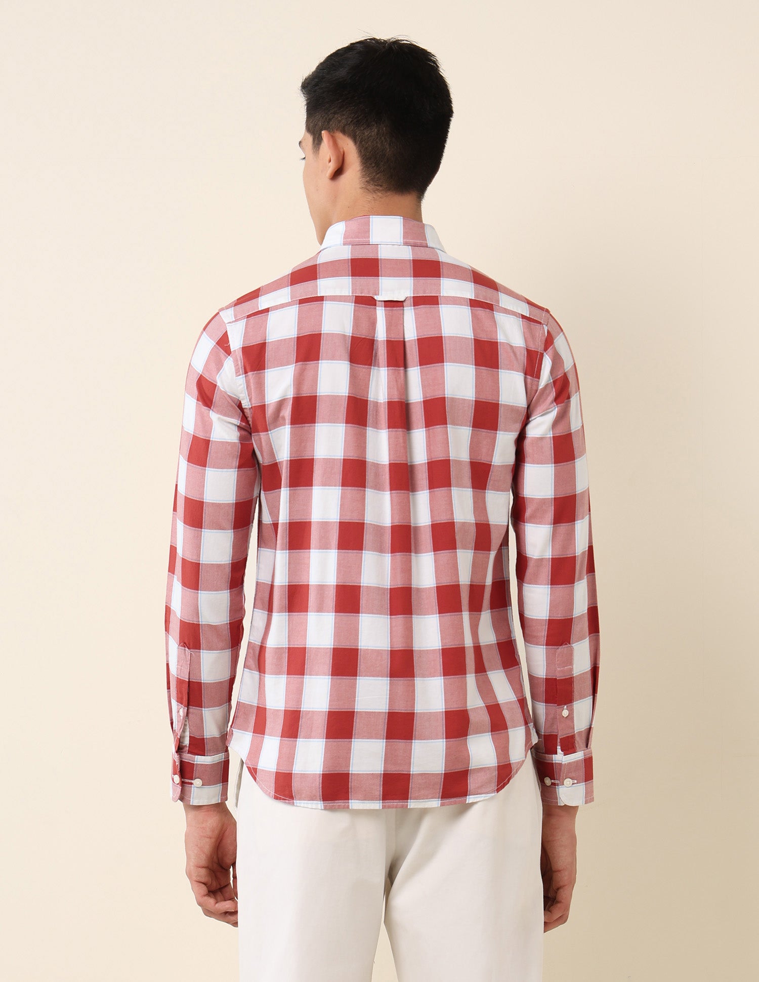 Buffalo Checked Pure Cotton Shirt Rust - U.S. POLO ASSN. | Large