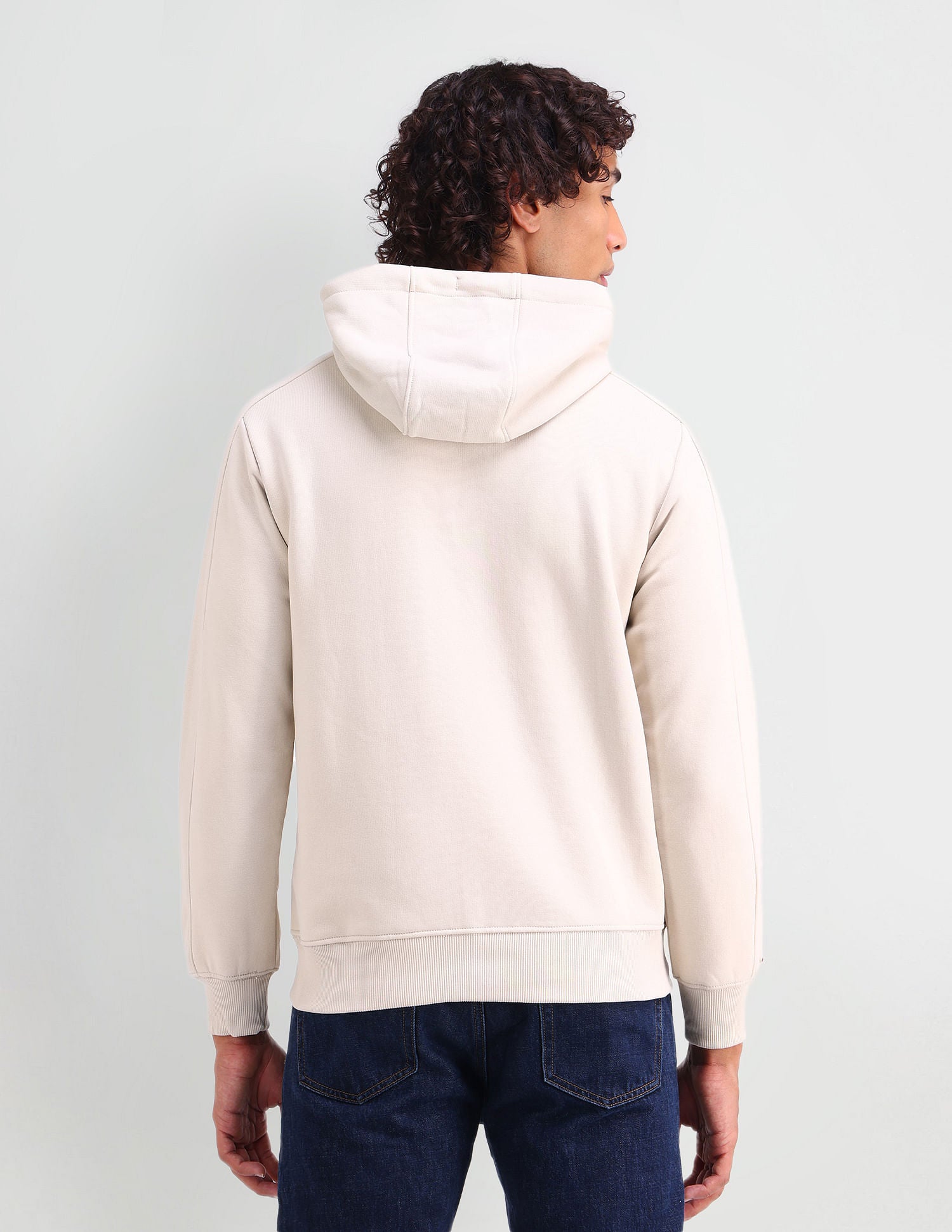 Regular Fit Solid Sweatshirt Fog - U.S. POLO ASSN. | Large