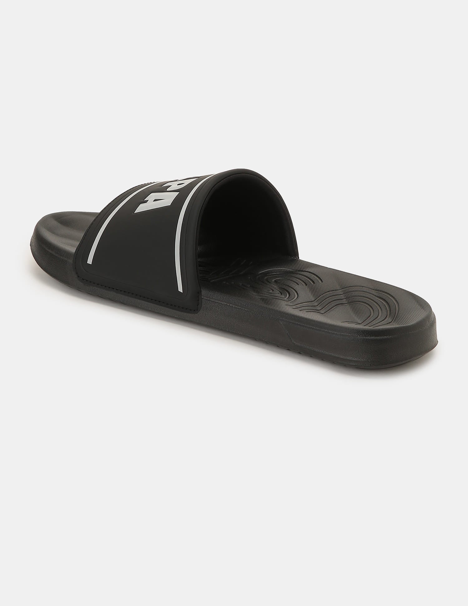 Men Deja Open Toe Slippers Black - U.S. Polo Assn. India | Large