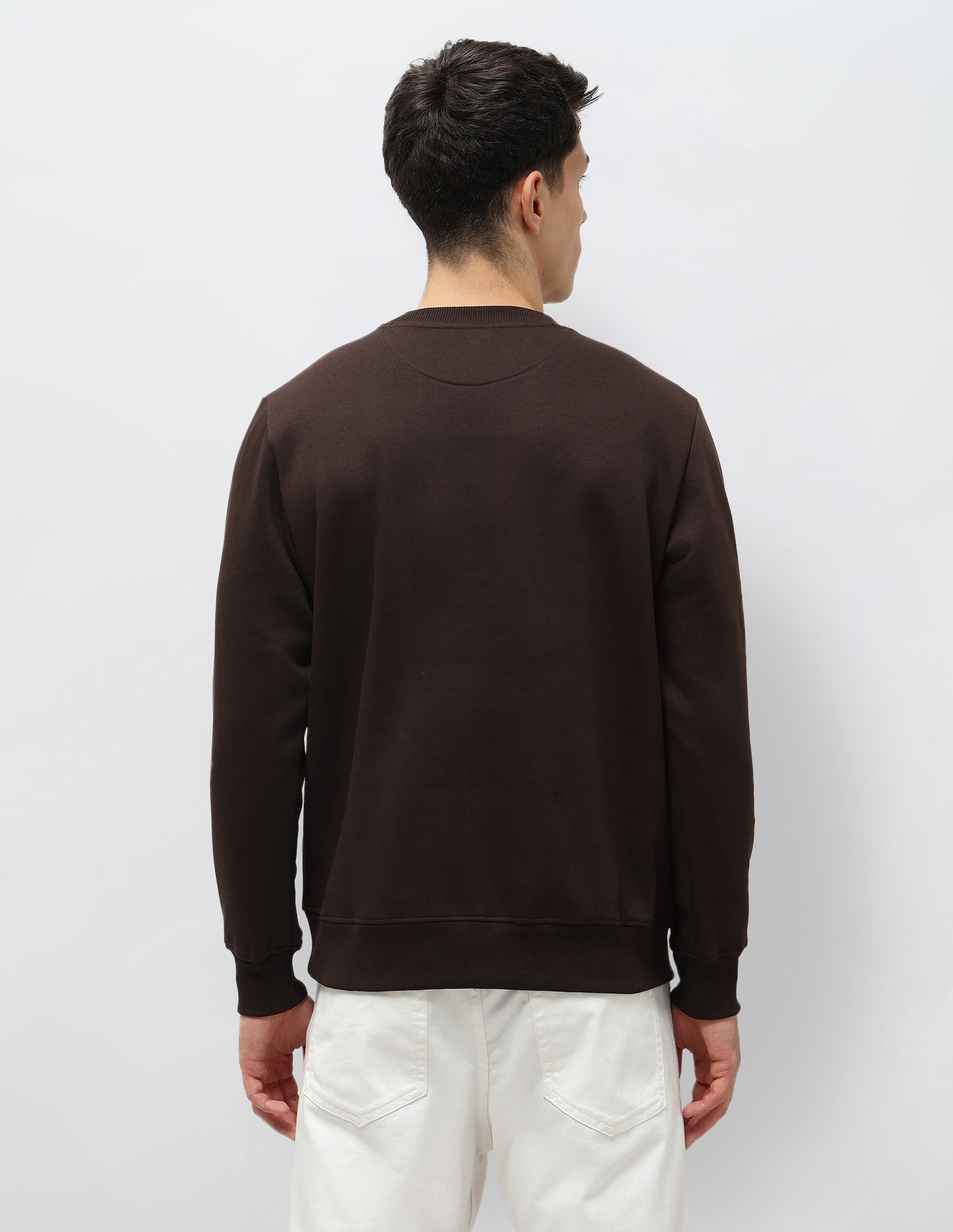 Graphic Brand Printed Sweatshirt Dark Brown - U.S. POLO ASSN. | Large