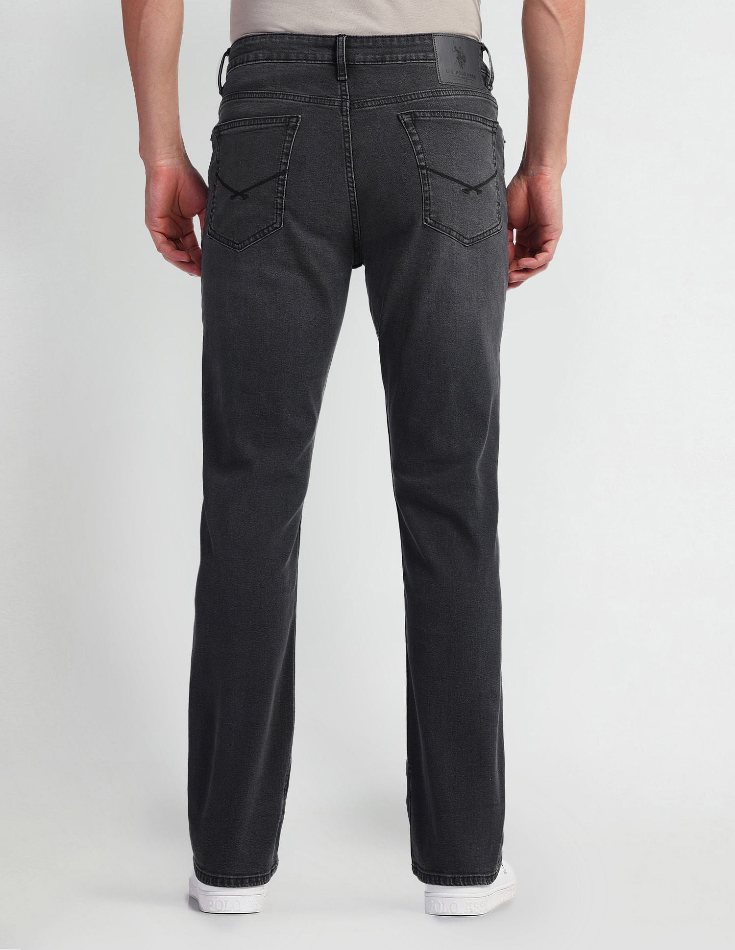 Connor Boot Cut Grey Jeans Charcoal Grey - U.S. Polo Assn. India | Large