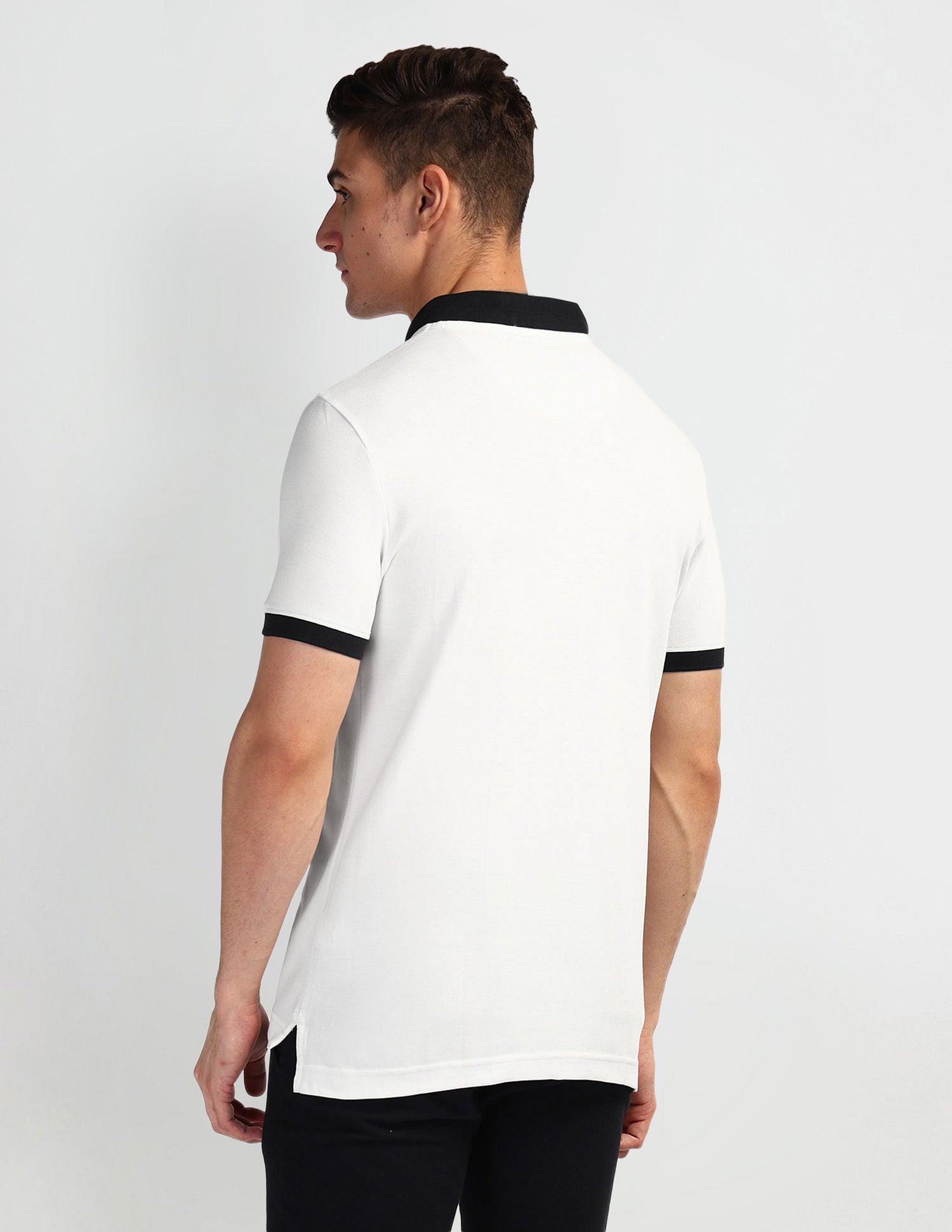 Muscle Fit Cotton Polo Shirt Ivory - U.S. Polo Assn. India | Large
