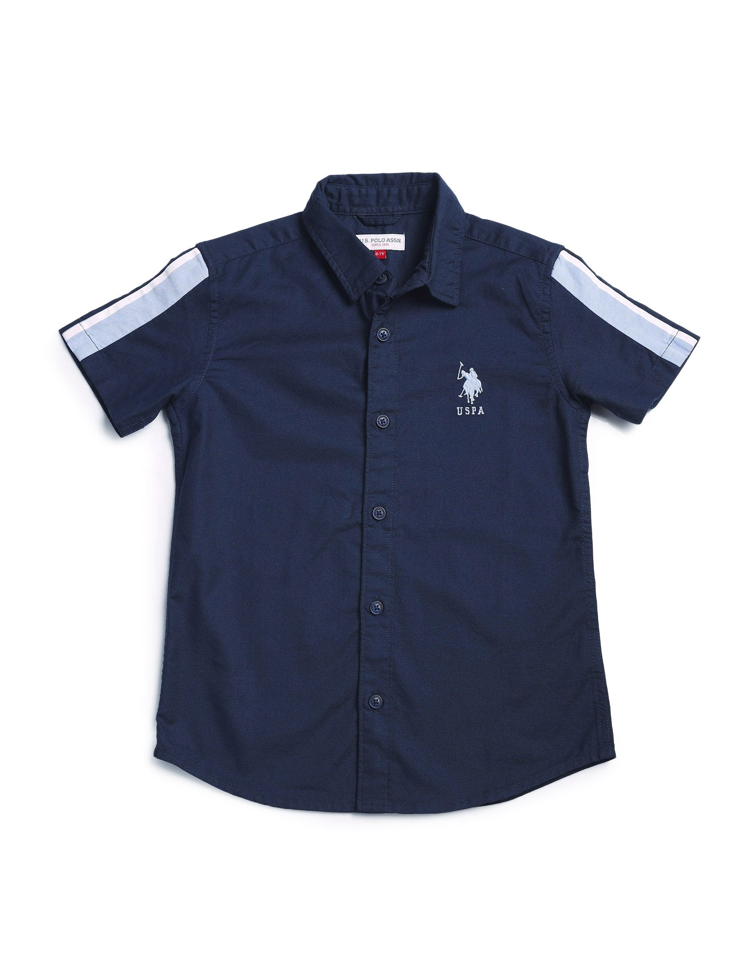 Boys Oxford Regular Fit Shirt Navy - U.S. POLO ASSN. | Large