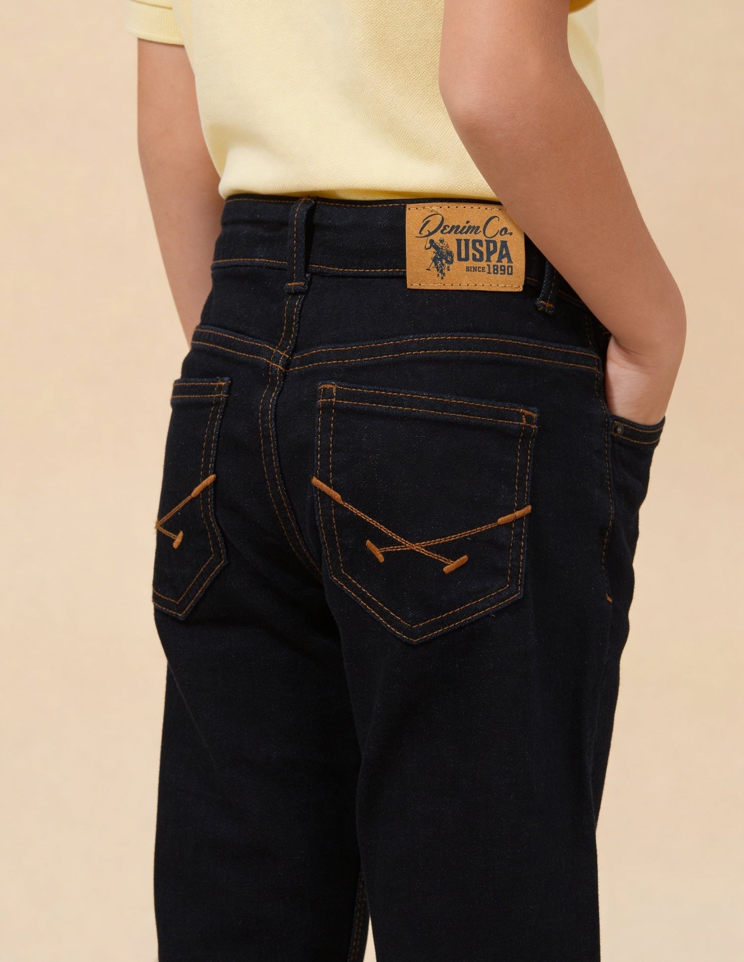Relaxed Fit Blue Jeans Dark Blue - U.S. Polo Assn. India | Large