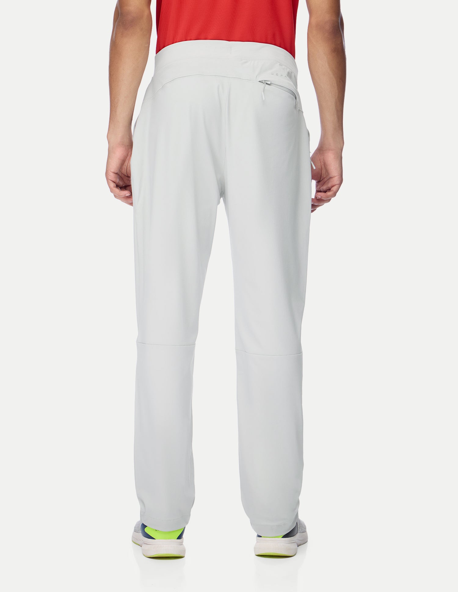 Mid Rise Regular Fit Active Track Pants Light Grey - U.S. Polo Assn. India | Large