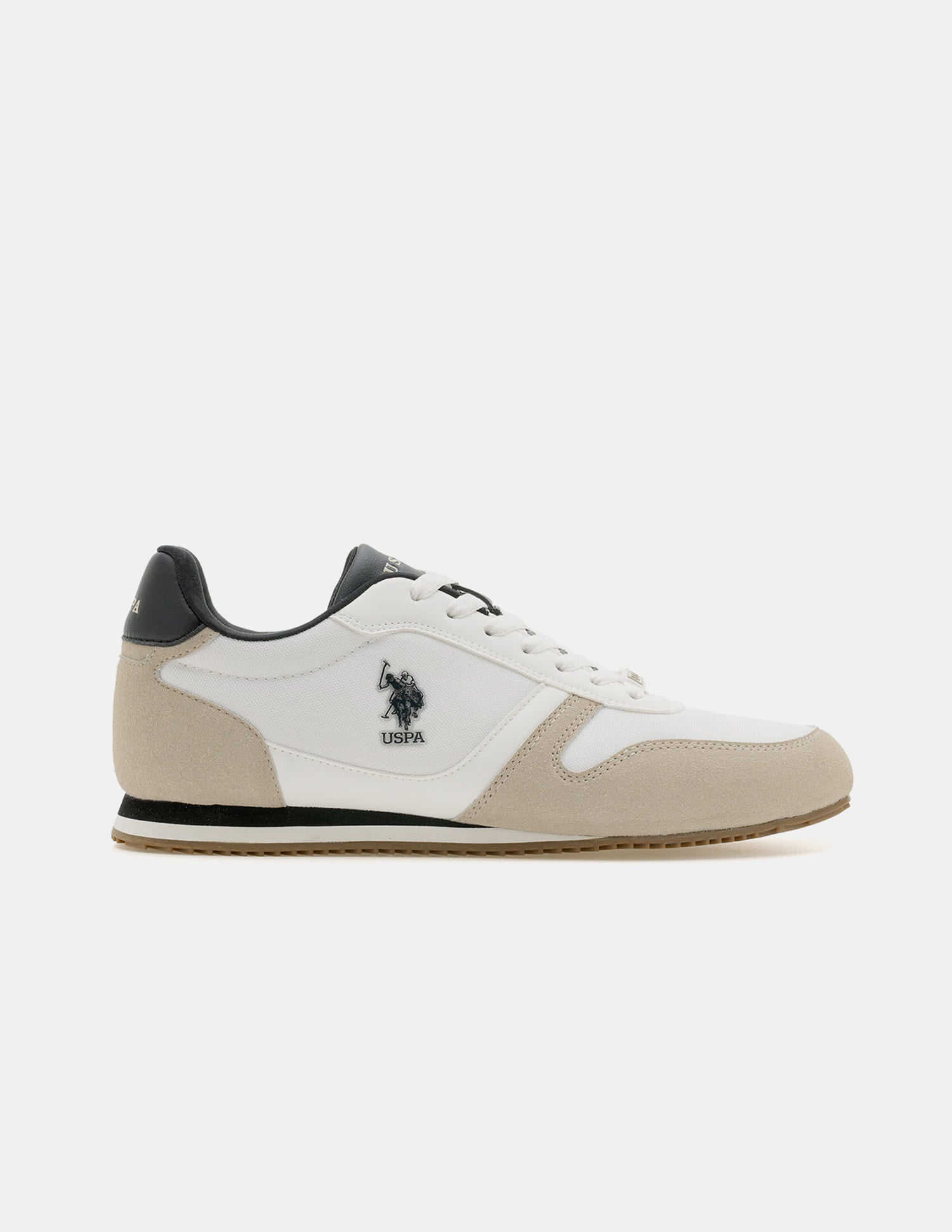 Clemt 4.0 Colourblocked Sneakers Beige - U.S. Polo Assn. India | Large