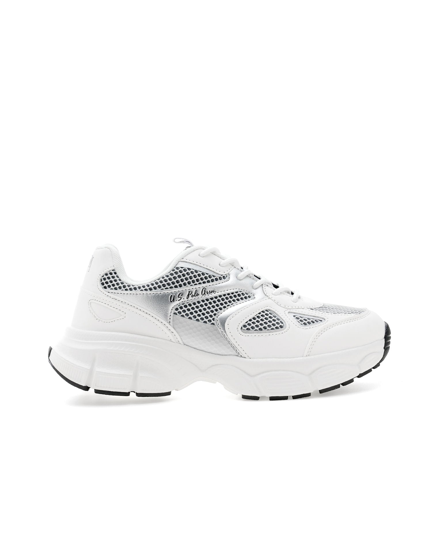 Women Erica Colourblocked Sneakers White - U.S. POLO ASSN. | Large