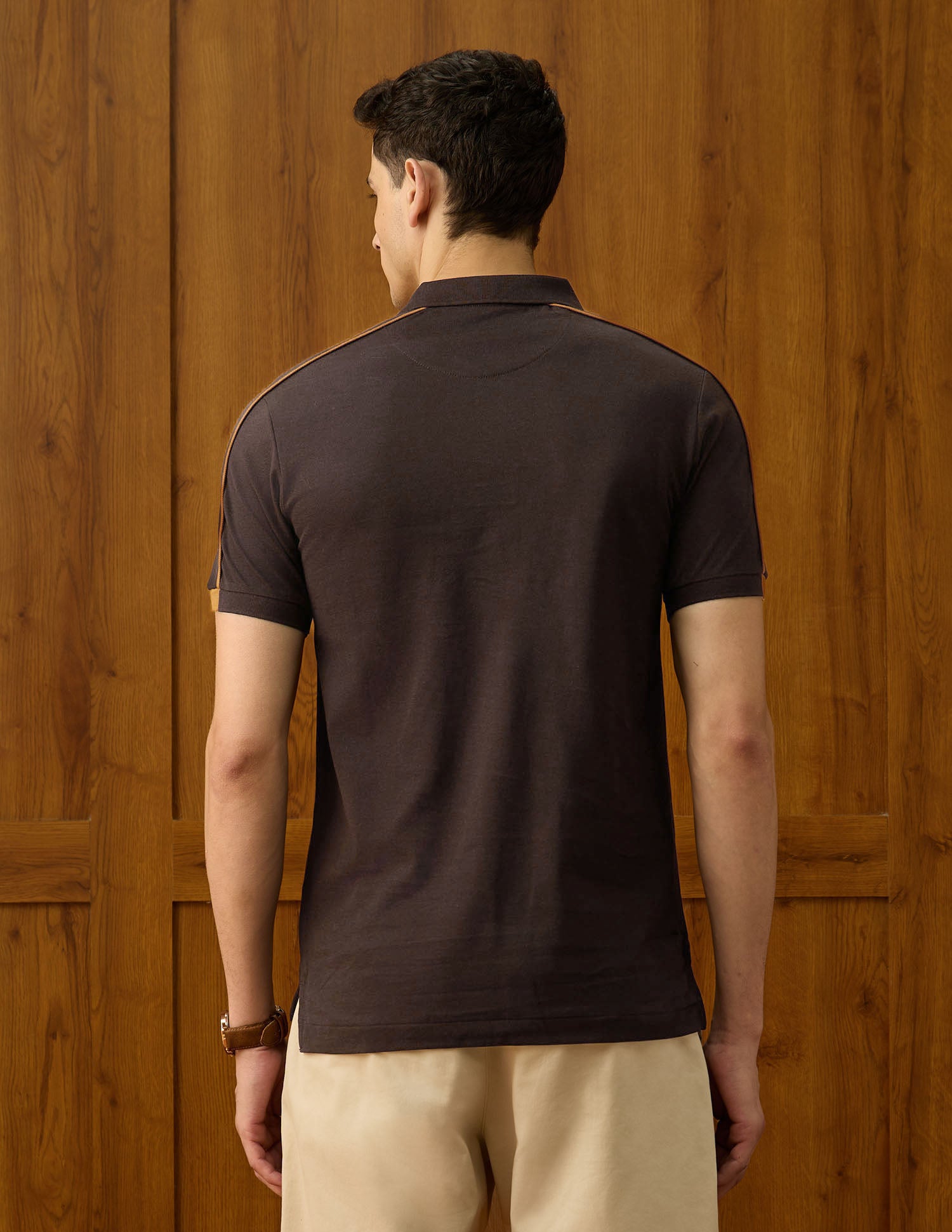 Regular Fit Equestrian Aisle Theater Polo Shirt Dark Brown - U.S. POLO ASSN. | Large