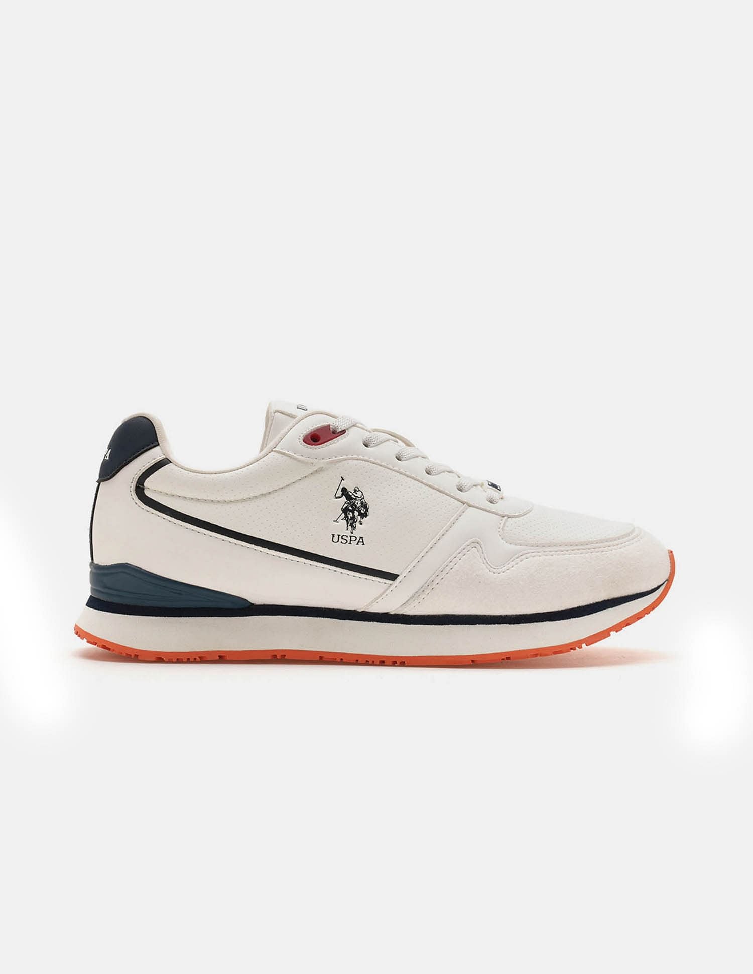 Men Lowen 2.0 Colour Blocked Sneakers White - U.S. POLO ASSN. | Large