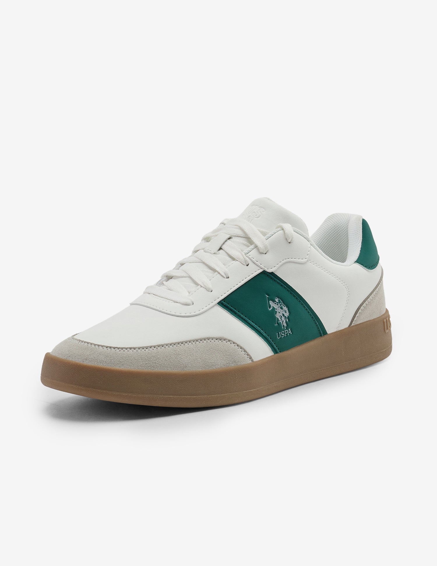 Carson Colour Blocked Sneakers Off White - U.S. Polo Assn. India | Large