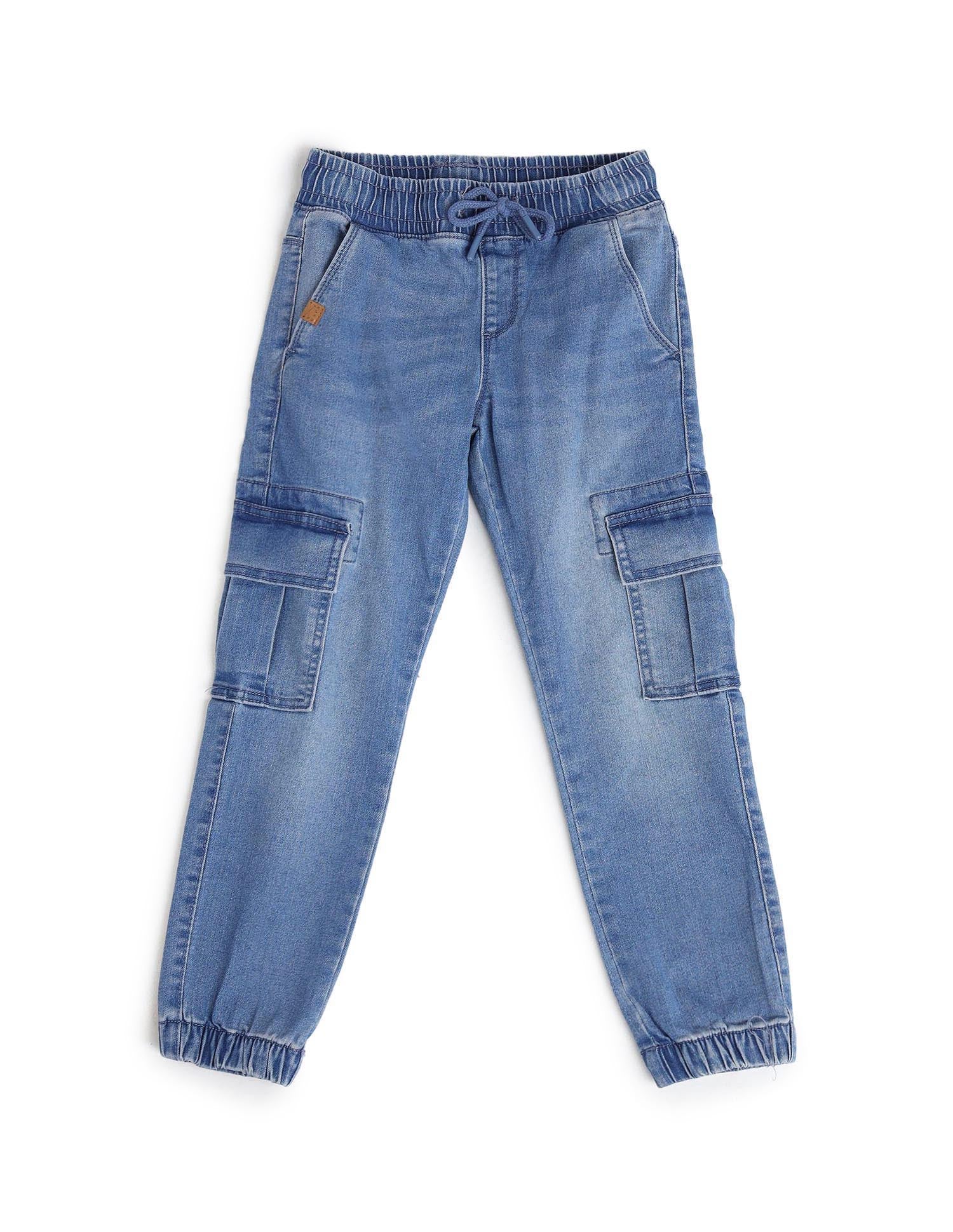 Boys Slim Fit Blue Jeans Blue - U.S. POLO ASSN. | Large