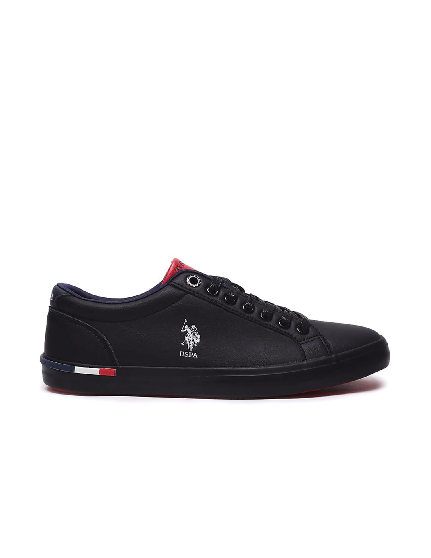 Men Round Toe Anton 5.0 Sneakers Black - U.S. Polo Assn. India | Large