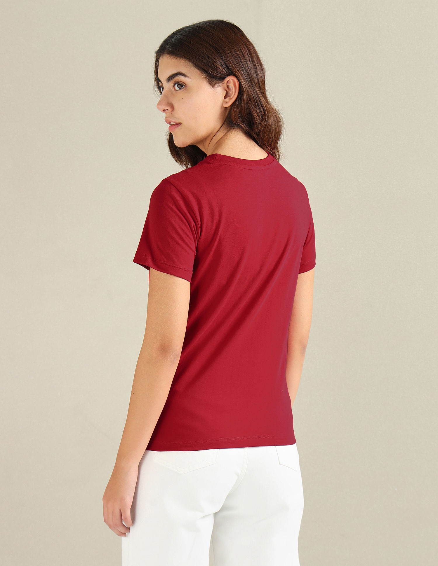 Pure Cotton Brand Print T-Shirt Red - U.S. POLO ASSN. | Large