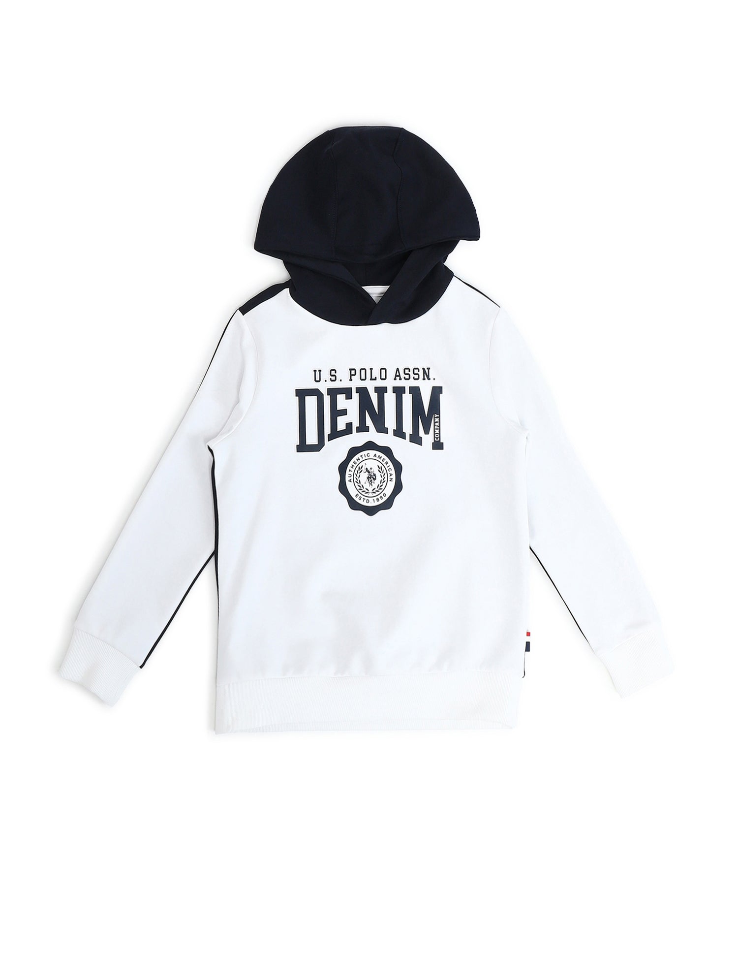 Boys Colour block Sweatshirt White - U.S. POLO ASSN. | Large