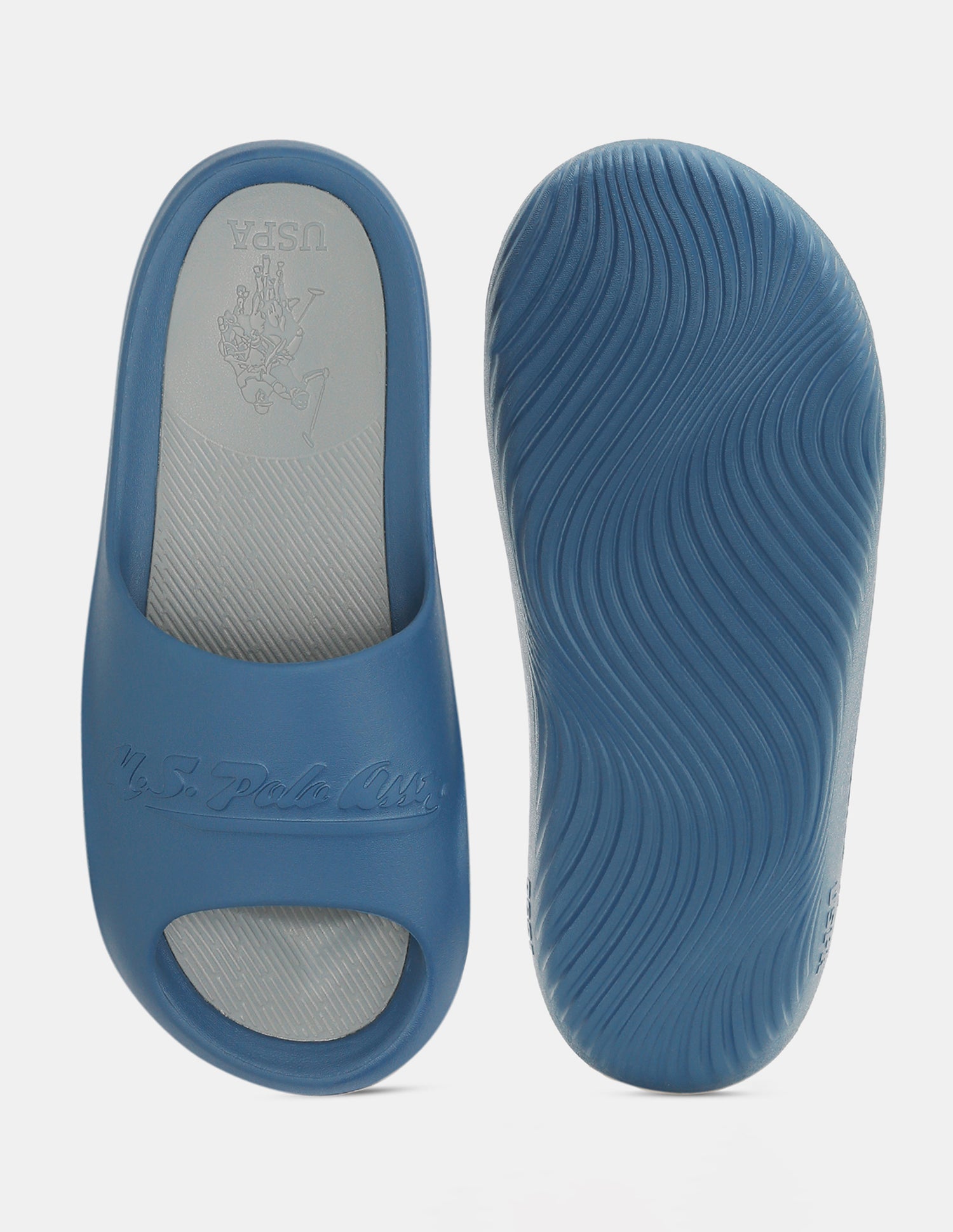 Men Eva Arda Slippers Navy - U.S. Polo Assn. India | Large