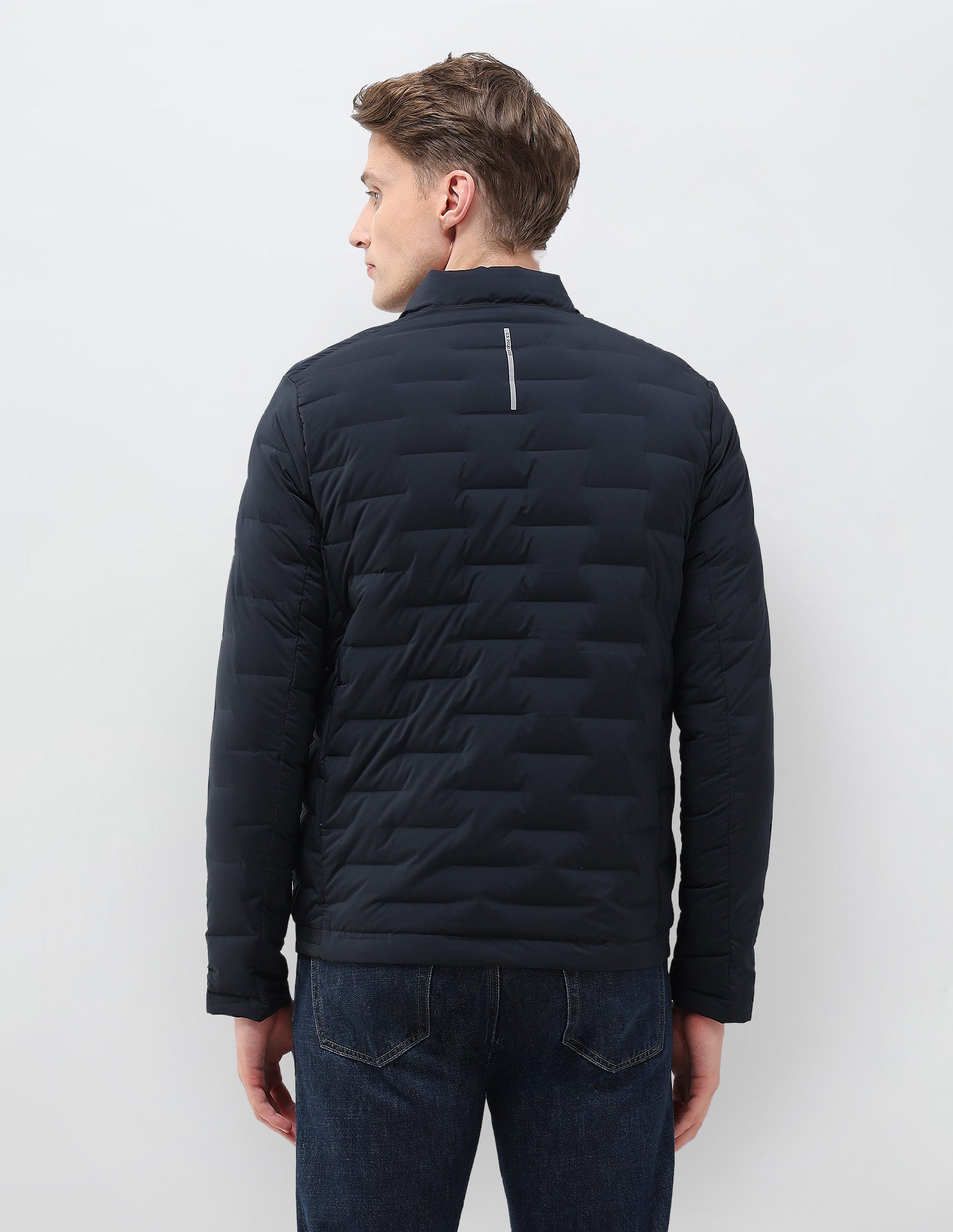 Mock Collar Regular Fit Smartheat Jacket Navy - U.S. POLO ASSN. | Large