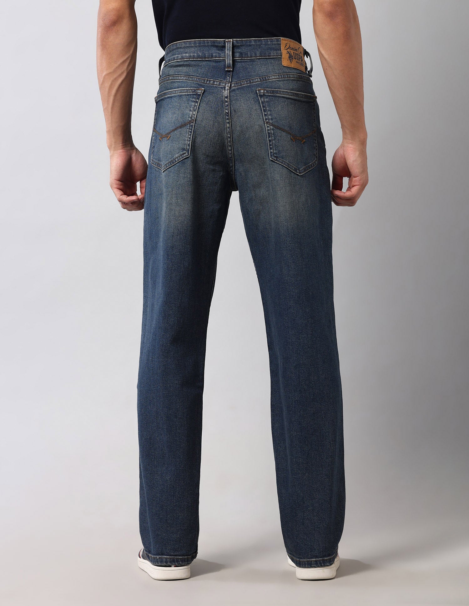 Shawn Relaxed Fit Blue Vintage Jeans Blue - U.S. Polo Assn. India | Large