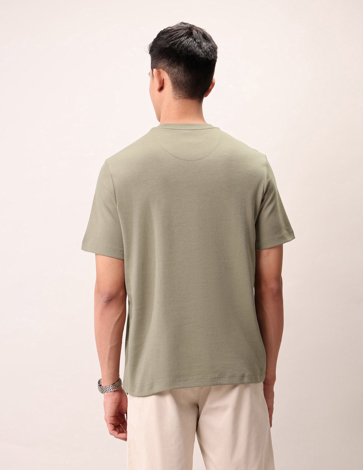 Relaxed Fit Outdoor T-Shirt Beige - U.S. Polo Assn. India | Large