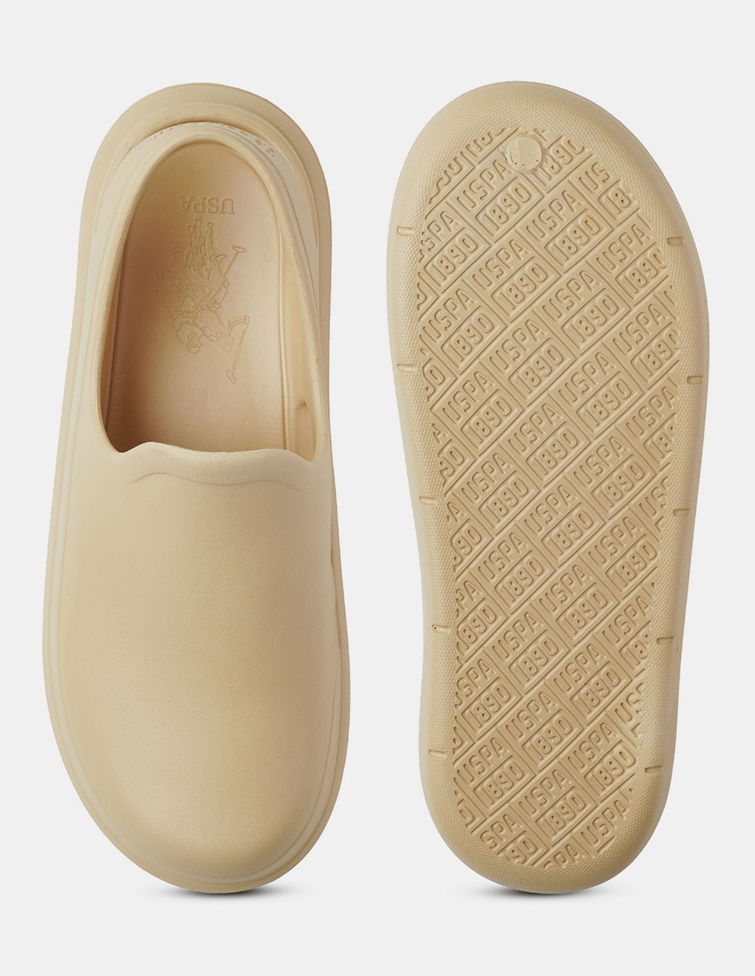 Men Neto Foam Walk Clogs Beige - U.S. POLO ASSN. | Large