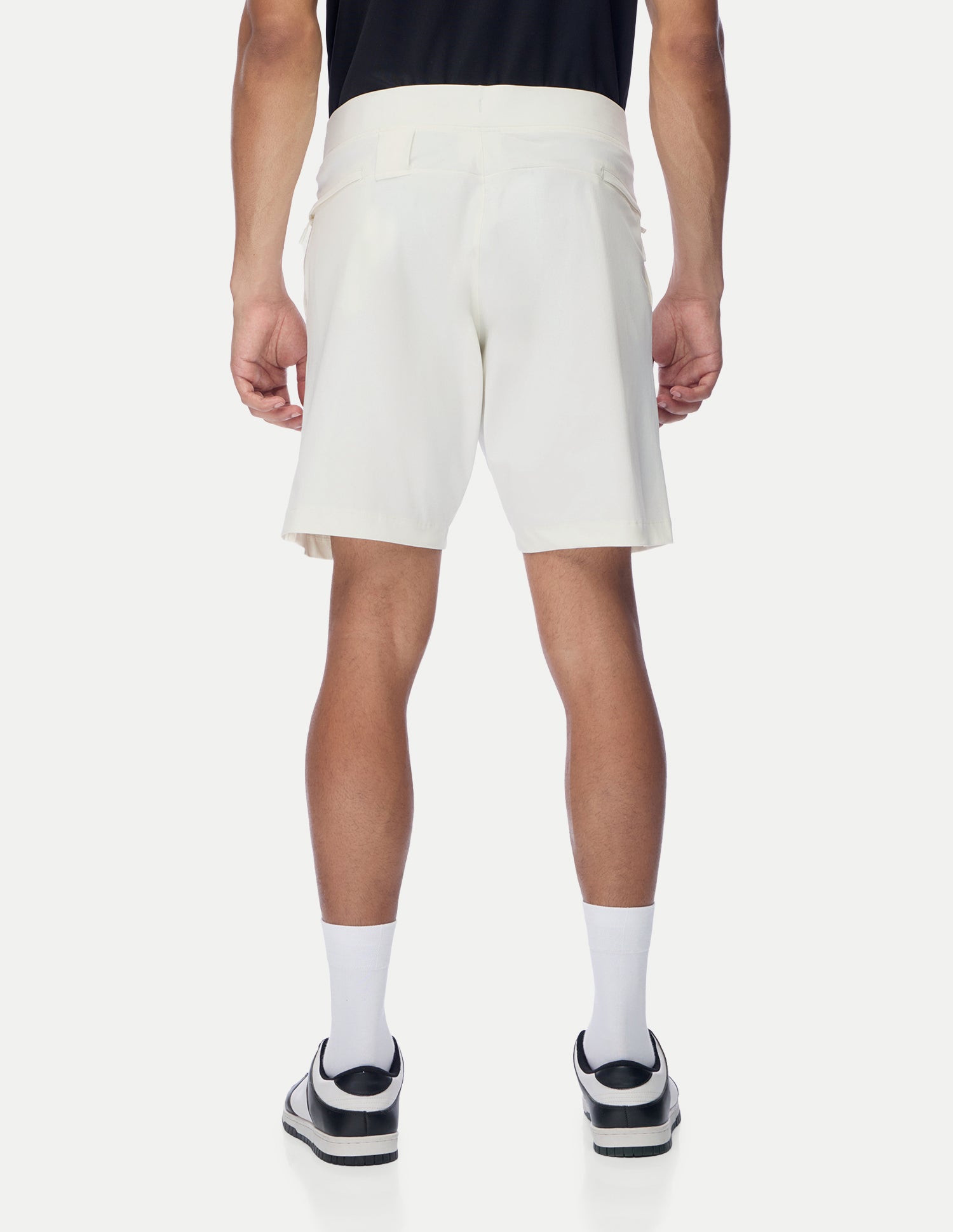 Mid Rise Regular Fit Active Shorts White - U.S. Polo Assn. India | Large