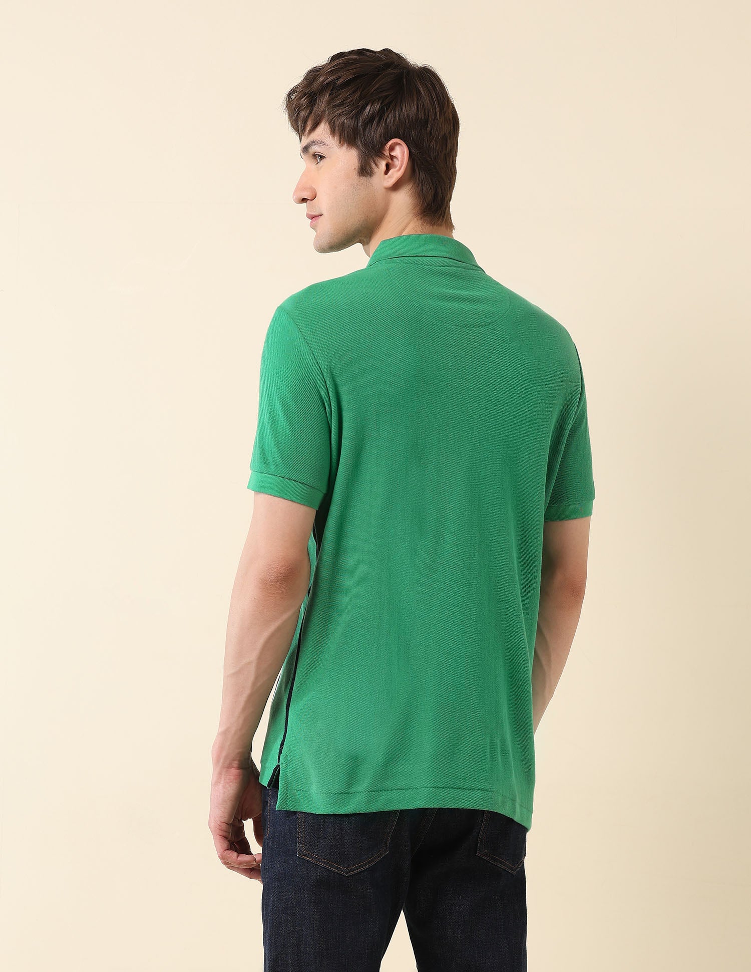 Vertical Striped Classic Polo Shirt Green - U.S. Polo Assn. India | Large