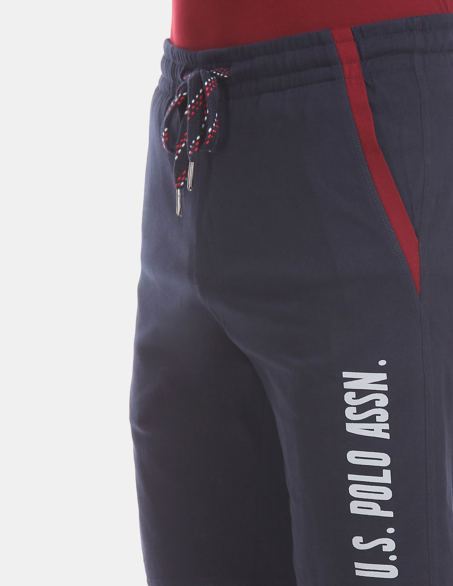 Comfort Fit Cotton Polyester I668 Shorts - Pack Of 1 Navy - U.S. POLO ASSN. | Large