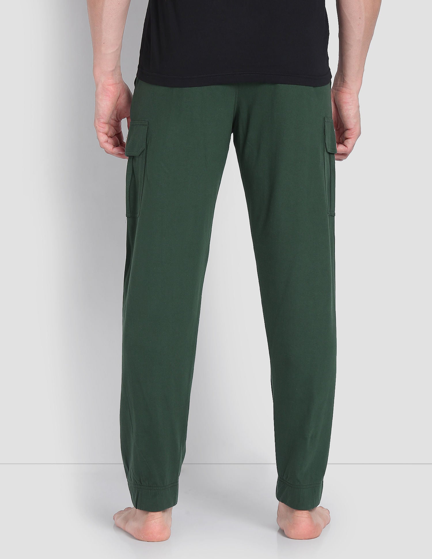 Lightweight Utility OJ002 Lounge Cargo Joggers - Pack Of 1 Bottle Green - U.S. POLO ASSN. | Large