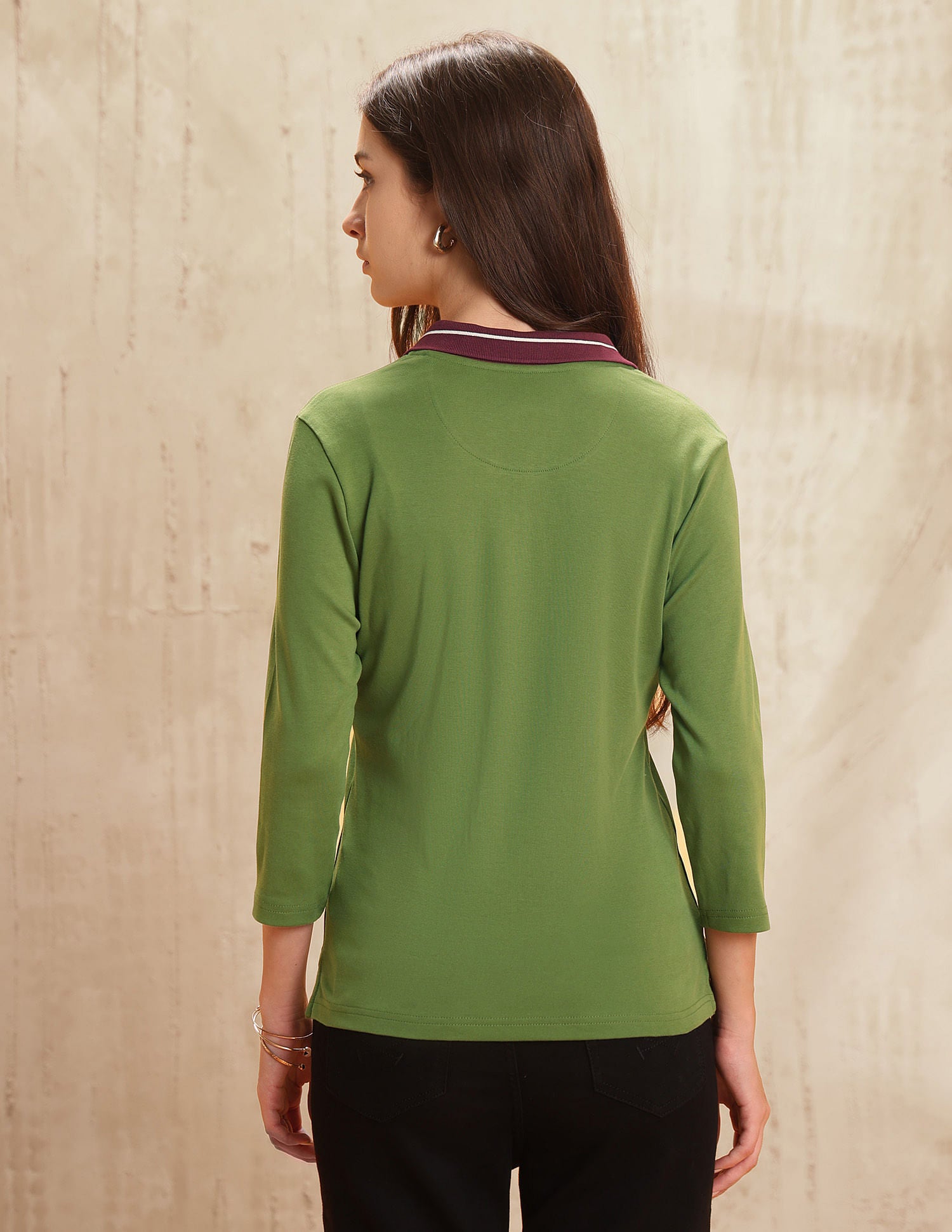 Regular Fit Solid Polo Shirt Olive - U.S. POLO ASSN. | Large