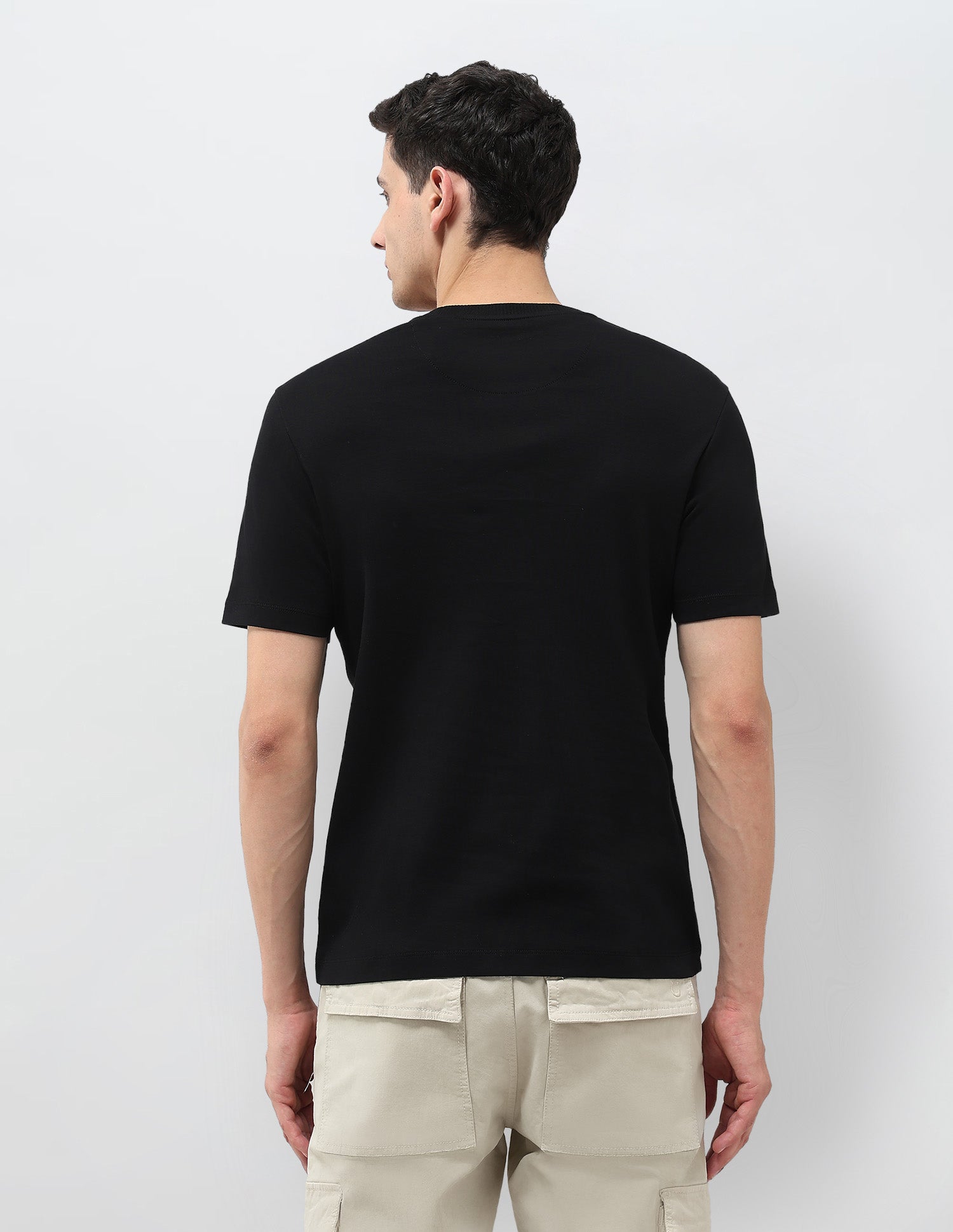 Monochrome Brand Embroidered T-Shirt Black - U.S. POLO ASSN. | Large