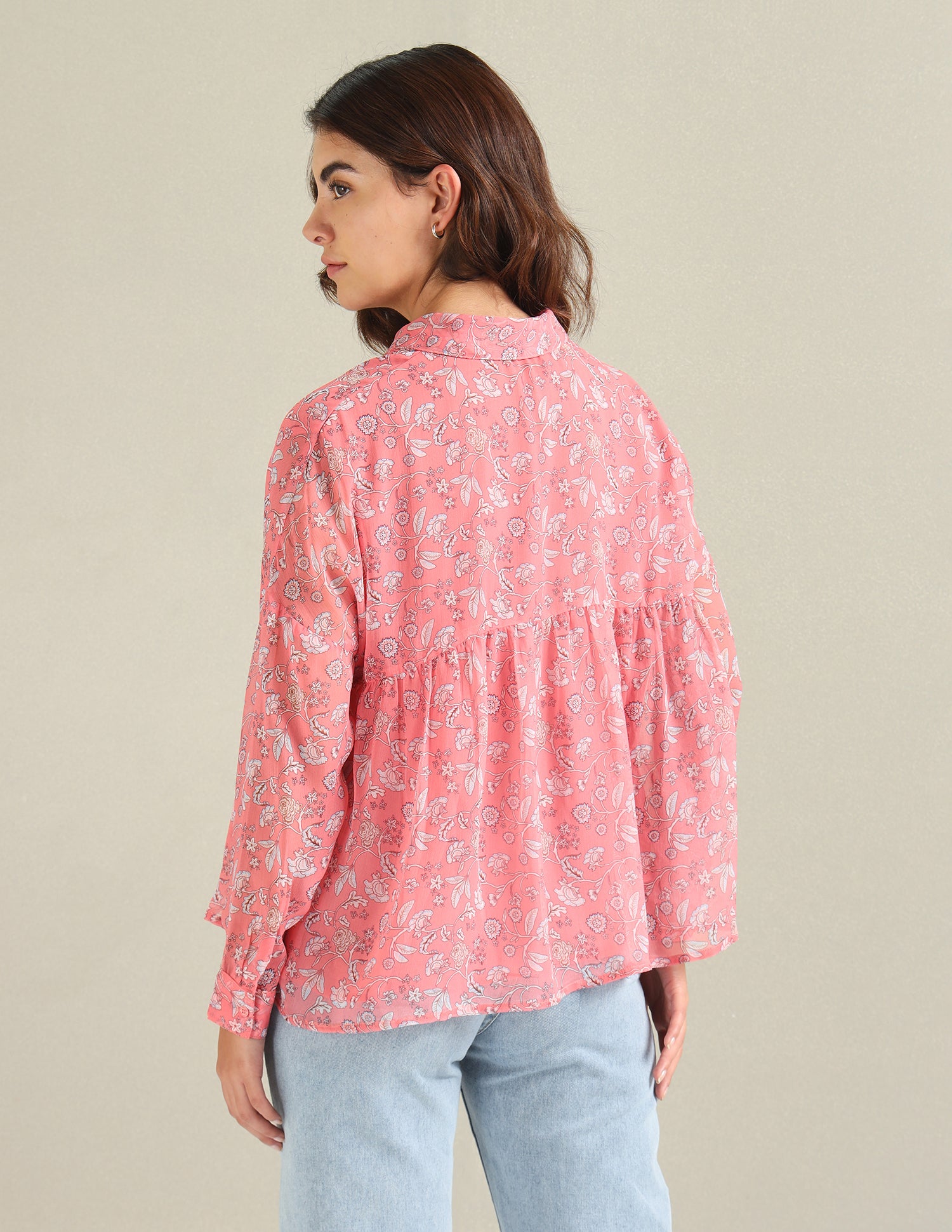 Fit And Flare Floral Print Shirt – U.S. Polo Assn. India