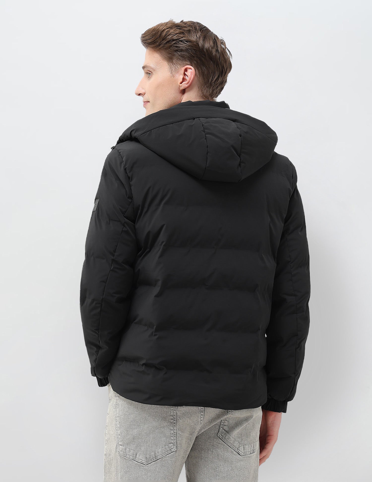 Detachable Hood Smartheat Jacket Black - U.S. POLO ASSN. | Large