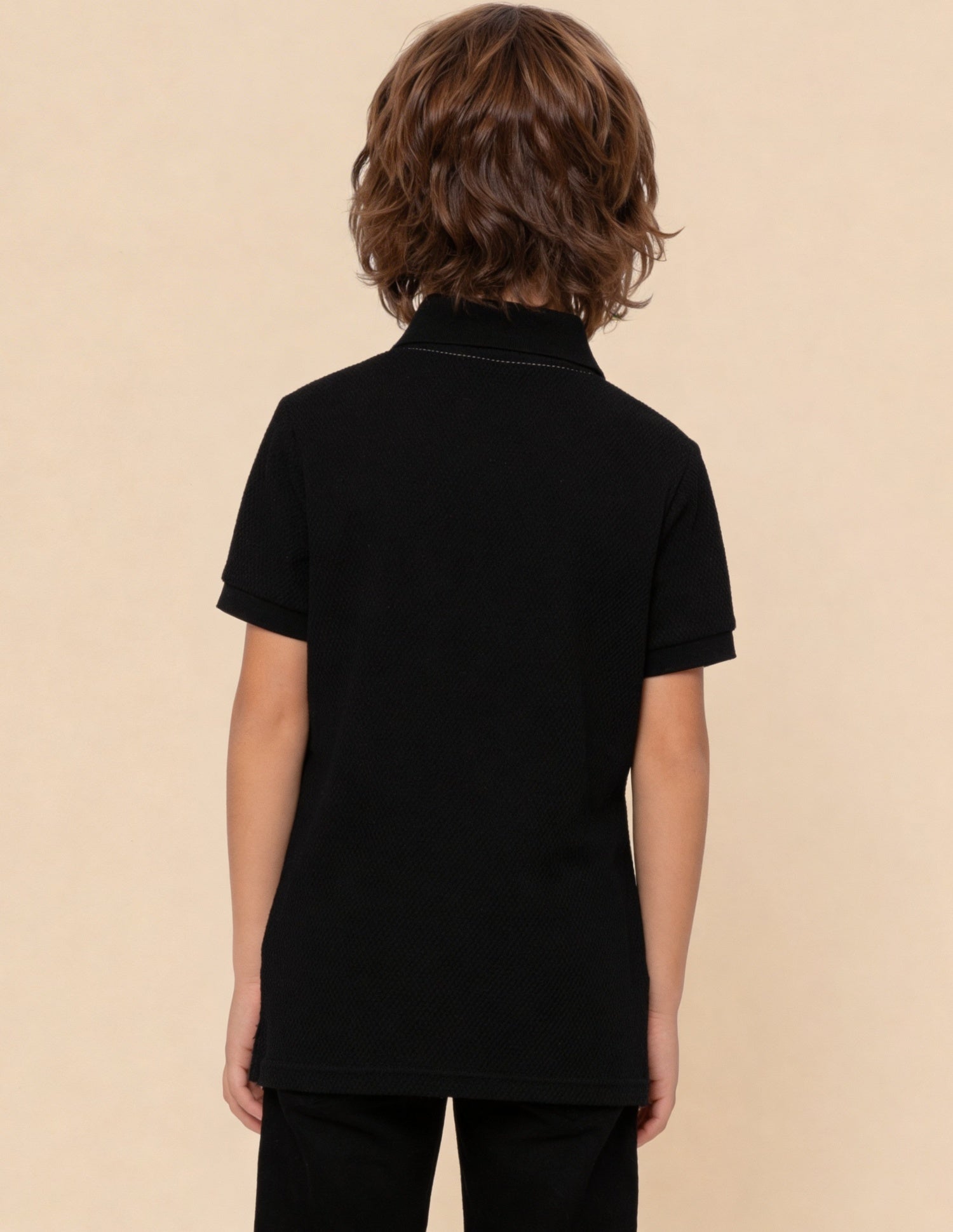 Colour Blocked Regular Fit Polo Shirt Black - U.S. Polo Assn. India | Large