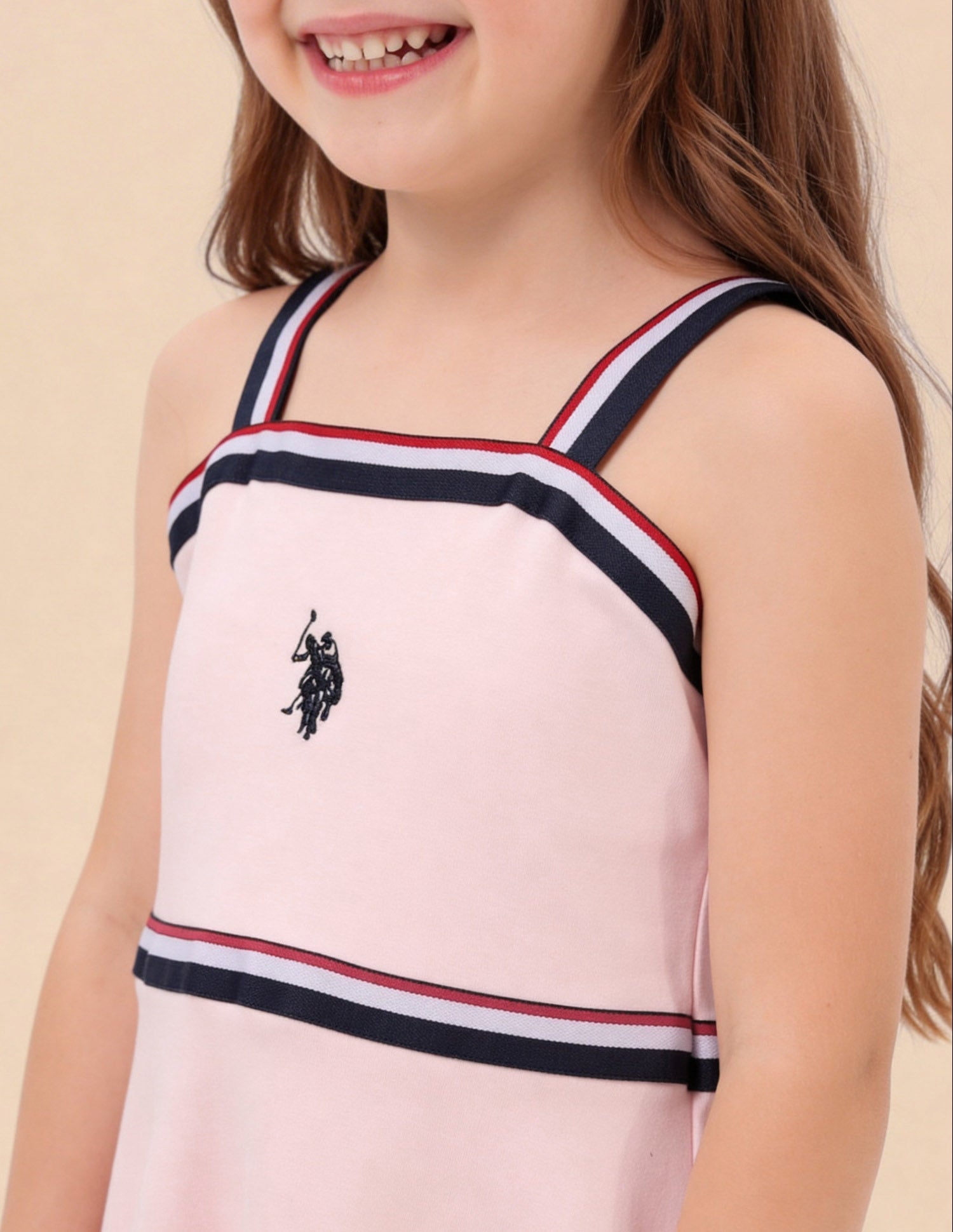 Solid Skater Fit Knit Dress Pink - U.S. Polo Assn. India | Large
