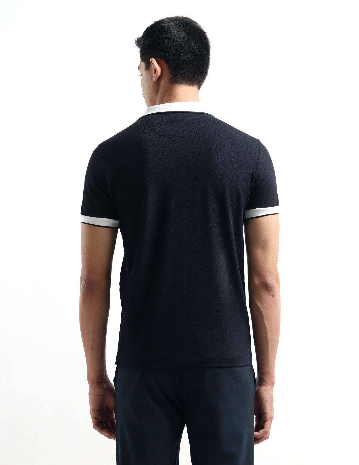 Regular Fit Solid Polo Shirt Navy - U.S. POLO ASSN. | Large