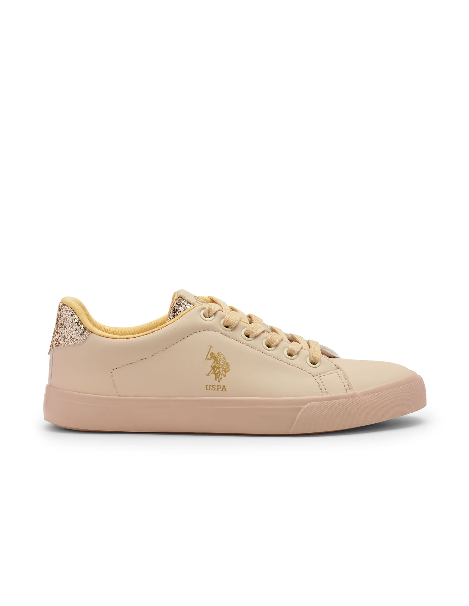 U.S. Polo Assn. Women Beverly 3.0 Comfort Insole Casual Sneakers Nude - U.S. POLO ASSN. | Large