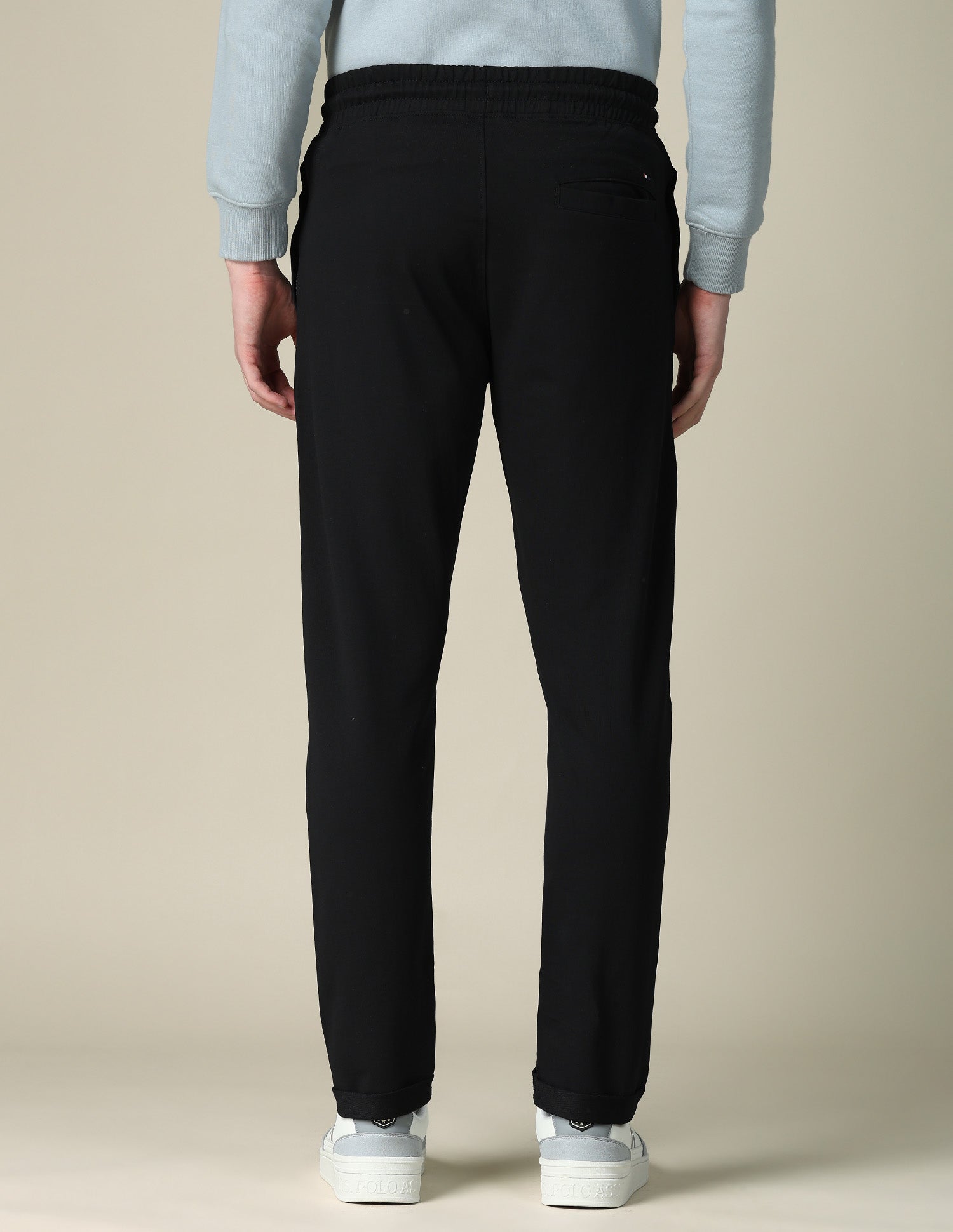 Mid Rise Regular Fit Track Pants Black - U.S. POLO ASSN. | Large