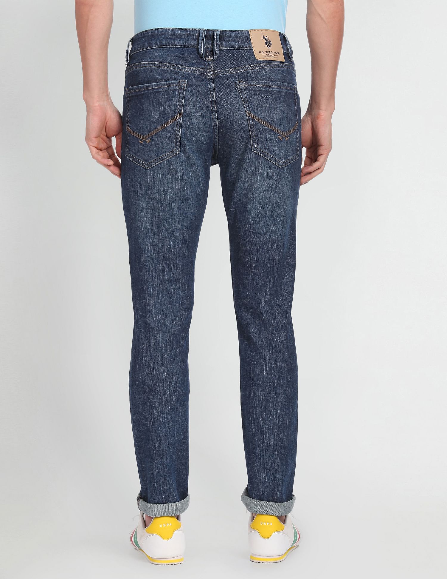 Mid Rise Slim Tapered Fit Jeans – U.S. Polo Assn. India