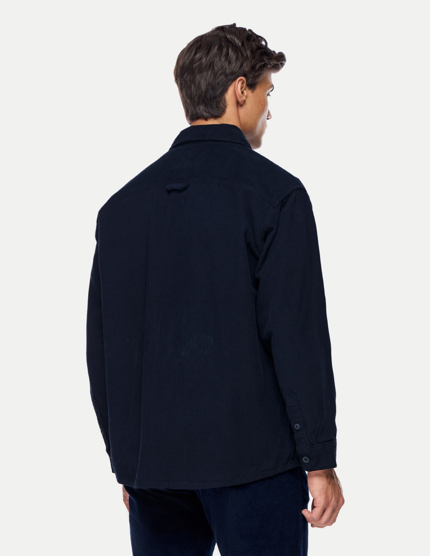Corduroy Regular Fit Shirt Navy - U.S. Polo Assn. India | Large