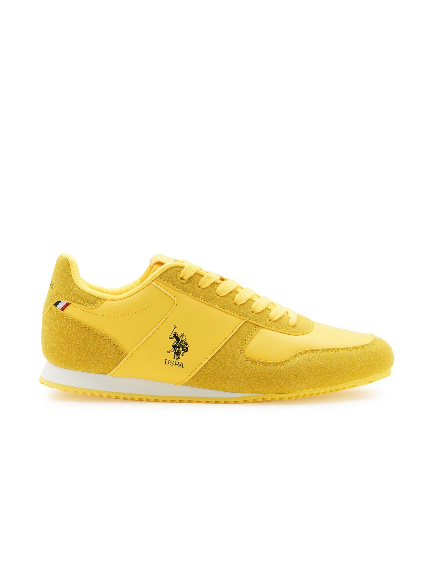Men Sorrento Yellow Retro Sneakers Yellow - U.S. Polo Assn. India | Large