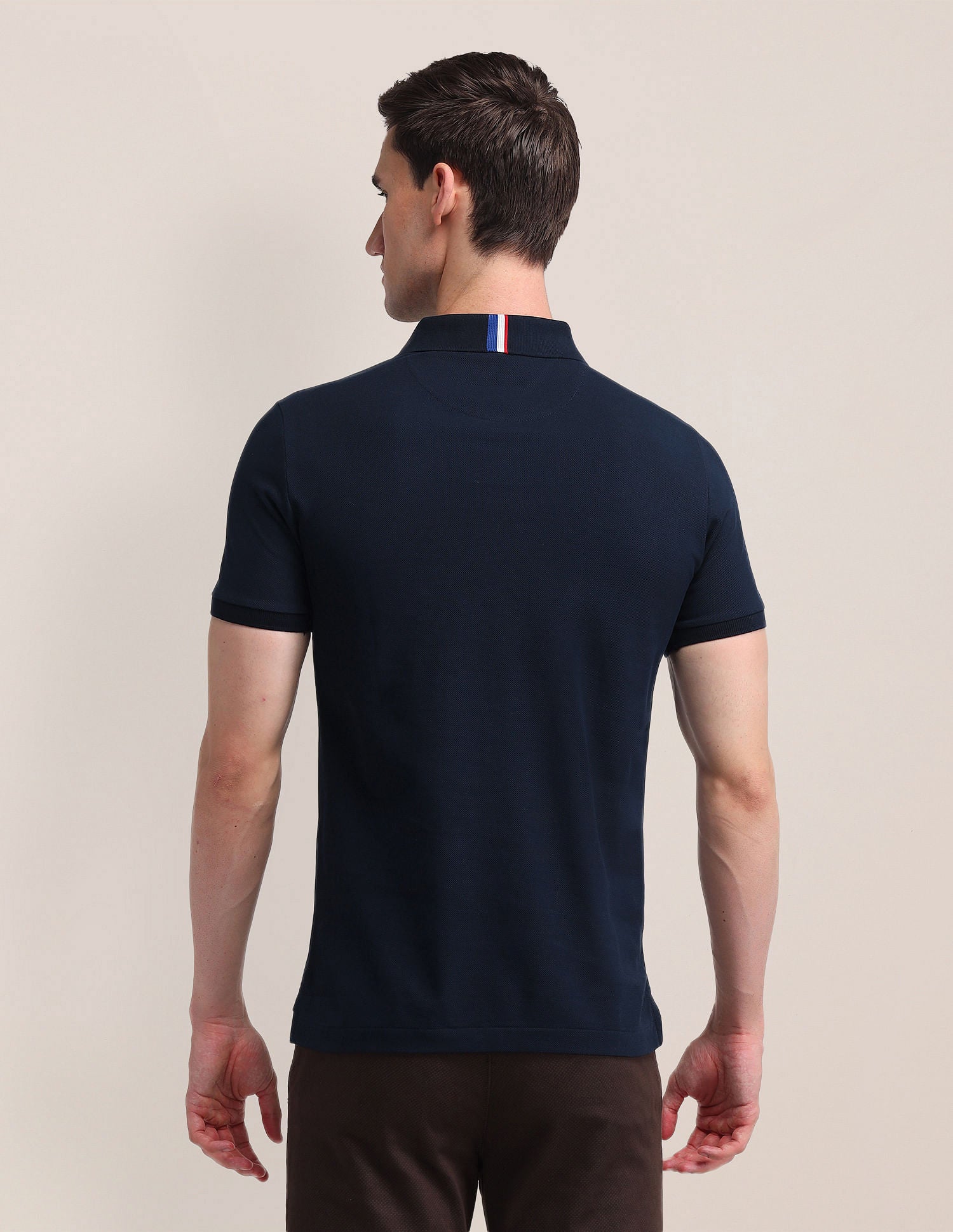 Printed Slim Fit Polo Shirt Navy - U.S. POLO ASSN. | Large