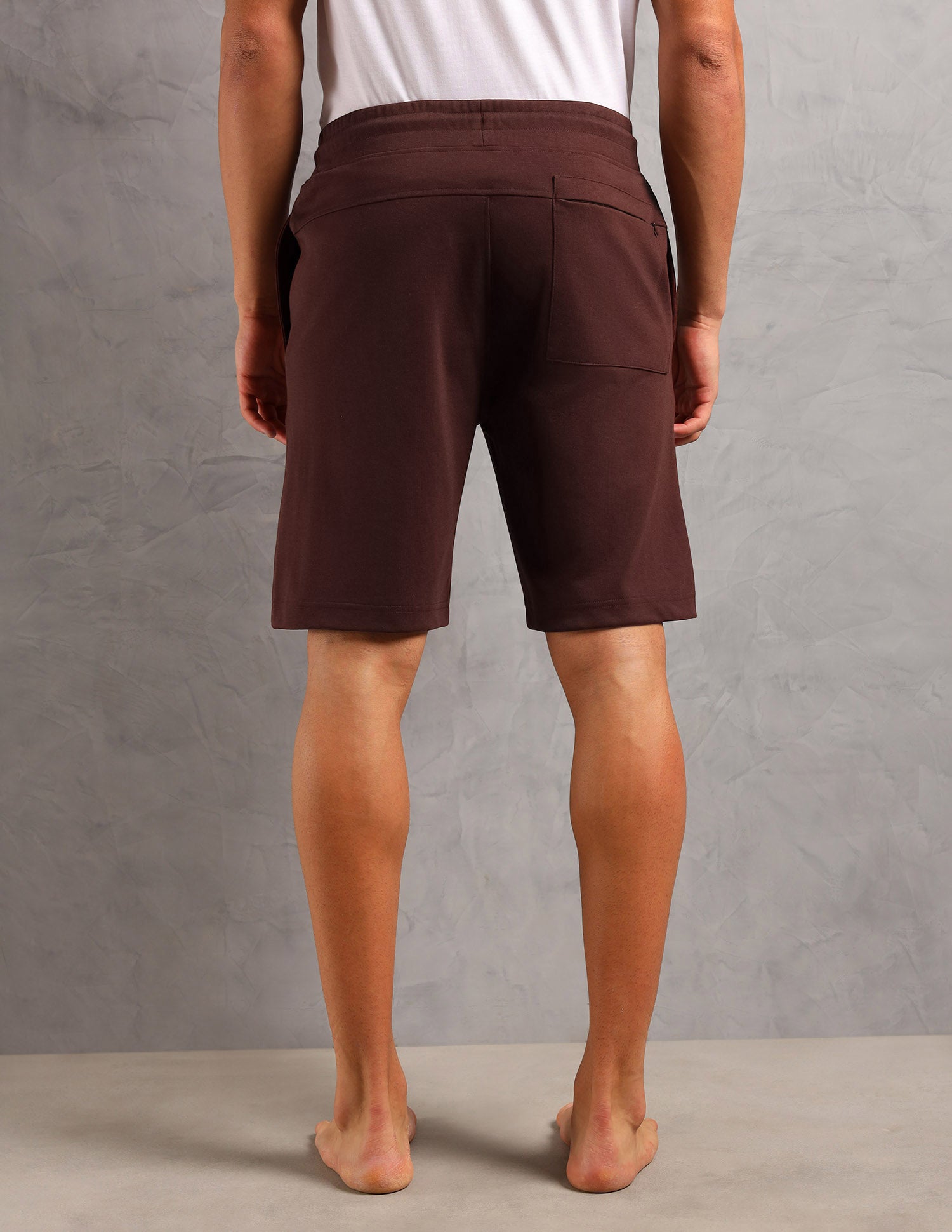 Breathable Cotton Solid OES08 Shorts - Pack Of 1 Chocolate Fondant - U.S. POLO ASSN. | Large