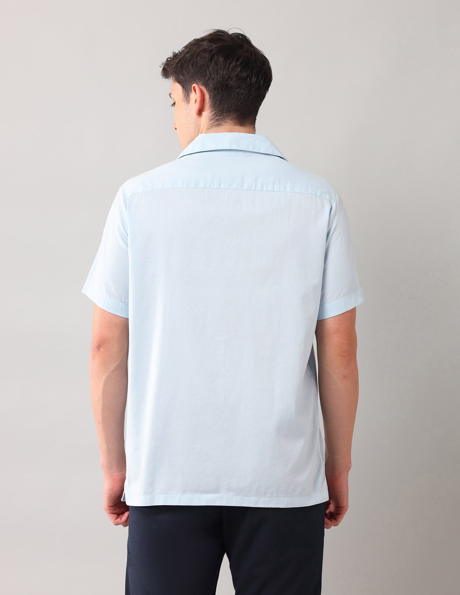 Solid Twill Shirt Light Blue - U.S. POLO ASSN. | Large