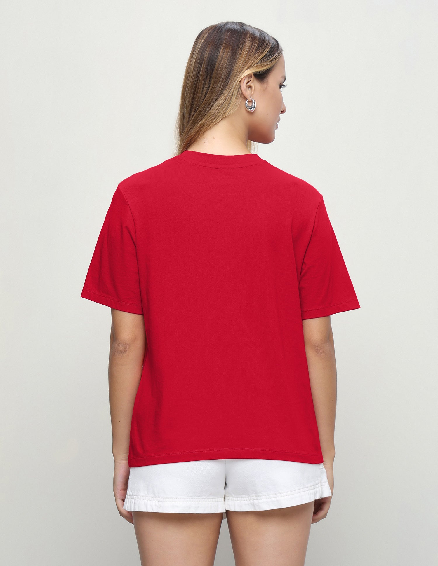 Solid Regular Fit T-Shirt Red - U.S. Polo Assn. India | Large