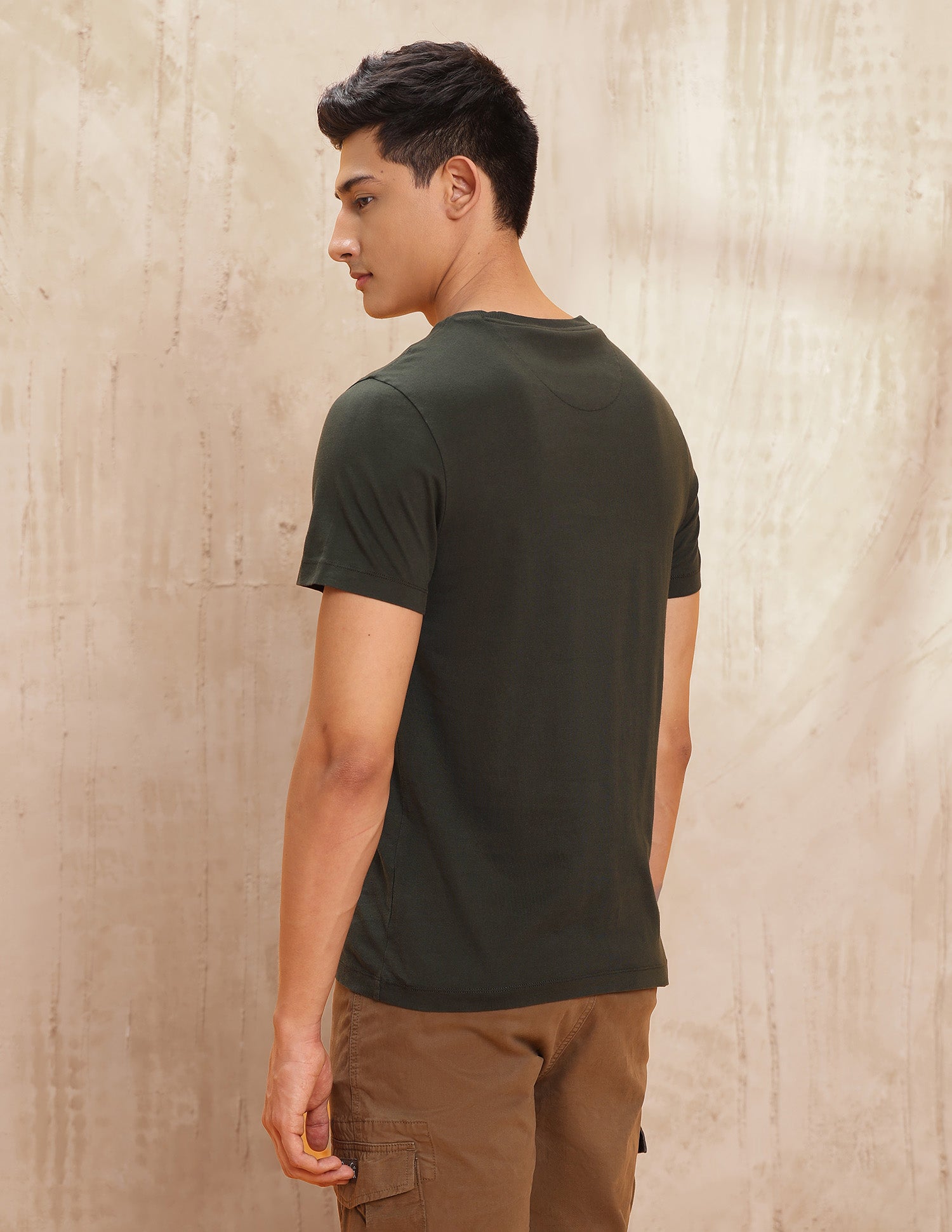 Graphic Printed Regular Fit T Shirt Olive - U.S. POLO ASSN. | Large